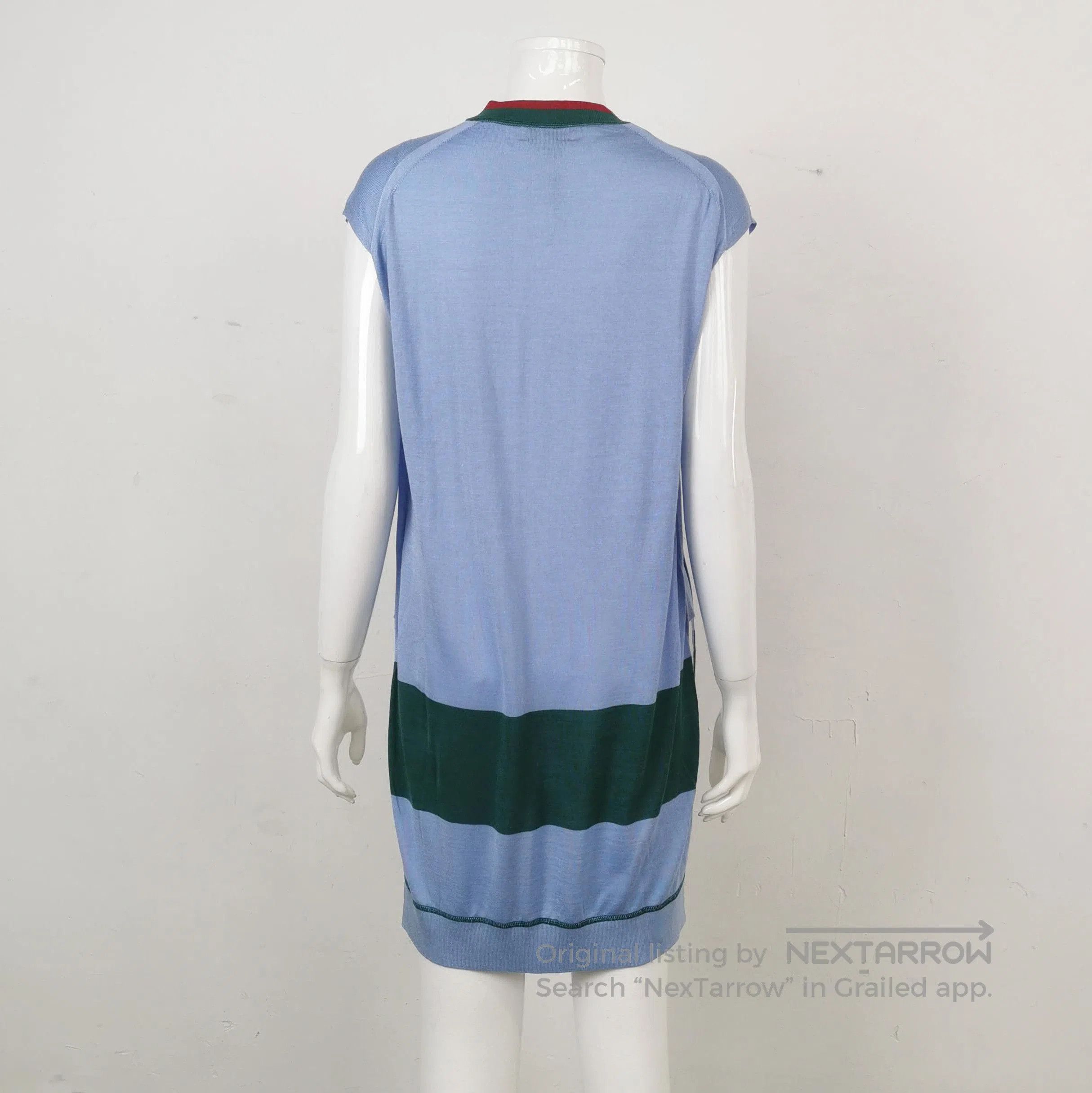 Burberry Burberry Colorblock Silk Cashmere Blend Sleeveless Top . Size US S / EU 44-46 / 1 - 1 Thumbnail