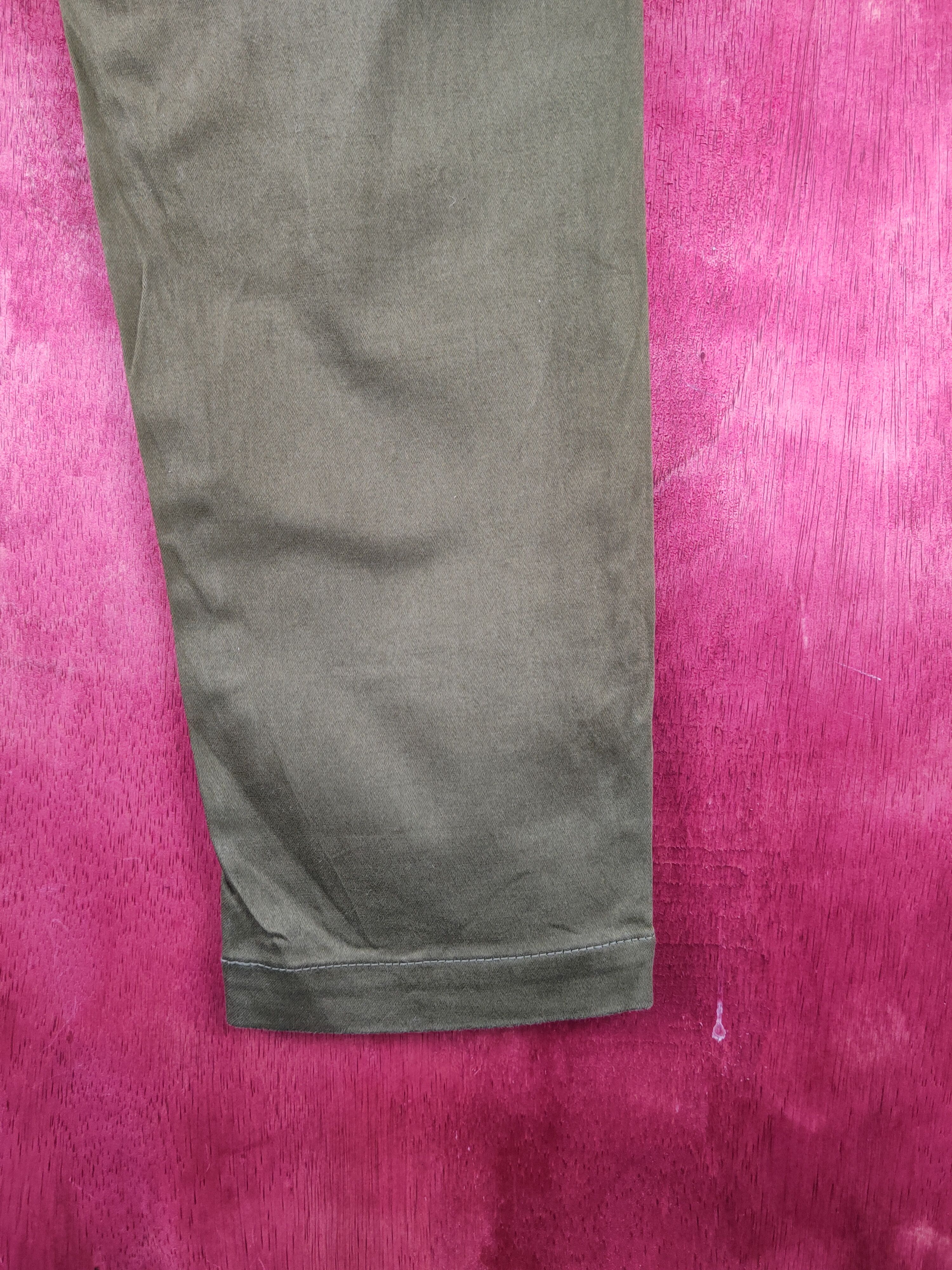 Japanese Brand Deep Blue Dark Olive Multipocket Casual Pants #S1736 Size US 29 - 11 Thumbnail