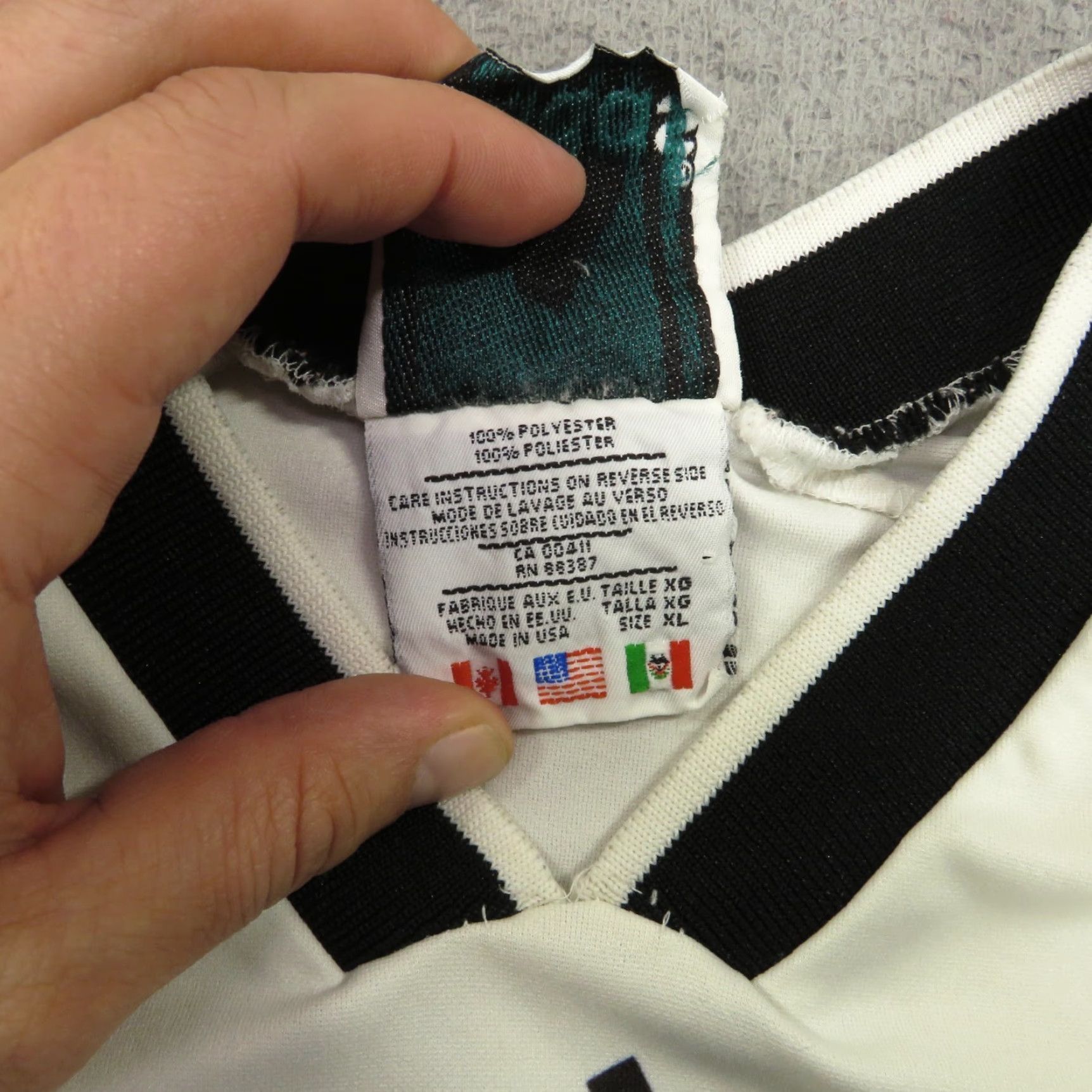 Adidas VINTAGE Adidas Equipment Shirt Mens XL Made in USA Soccer Jersey Template #4 VTG Size US XL / EU 56 / 4 - 5 Thumbnail