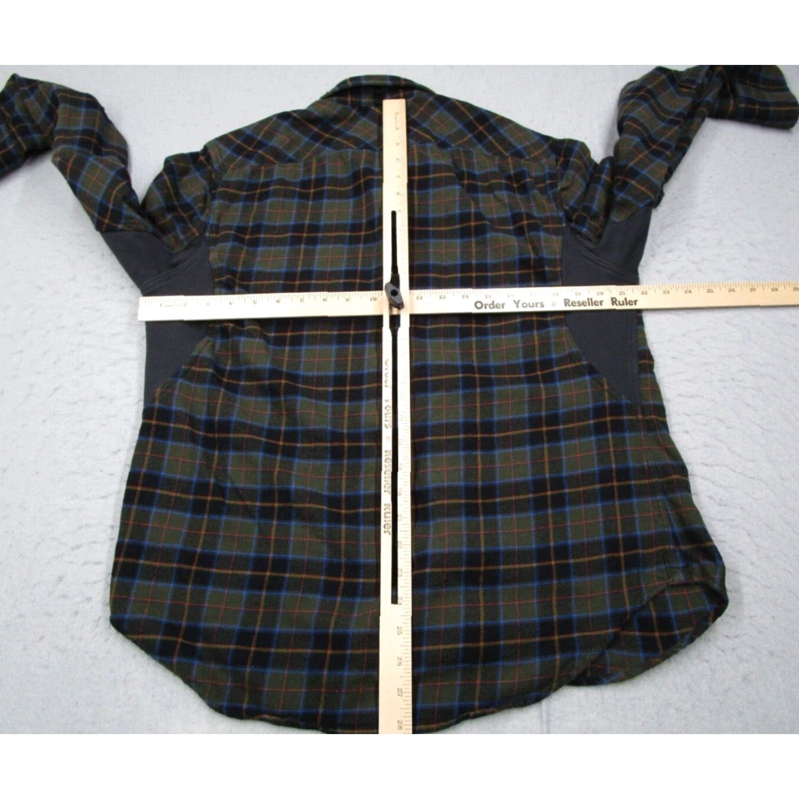 Rag & Bone Rag & Bone Mens Large Green Plaid Long Sleeve Flannel Button Up Shirt Cotton Blend Size US L / EU 52-54 / 3 - 5 Thumbnail