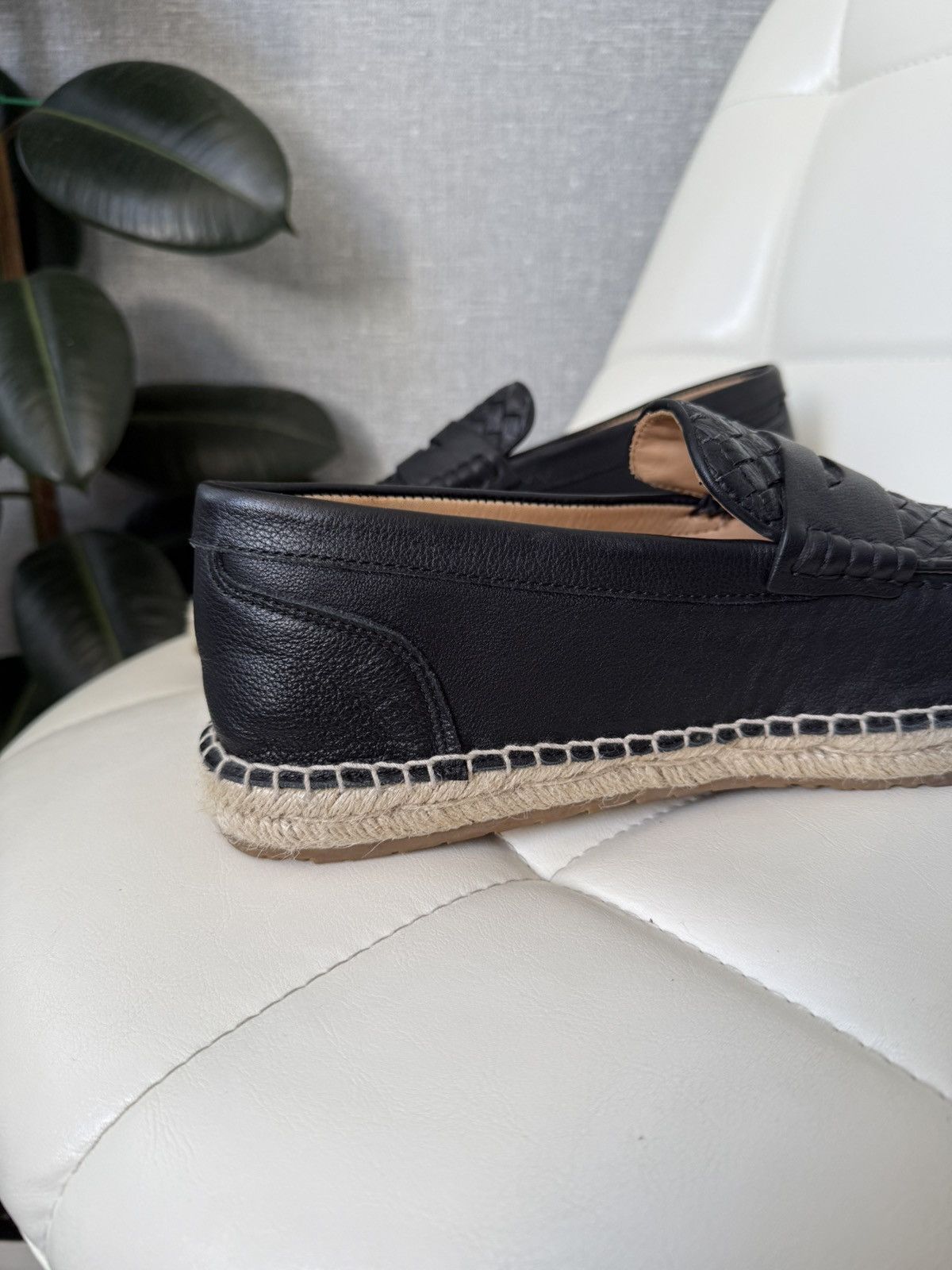 Bottega Veneta Bottega Veneta Woven Leather Loafers Shoes Espadrille Sole Size US 8 / EU 41 - 7 Thumbnail