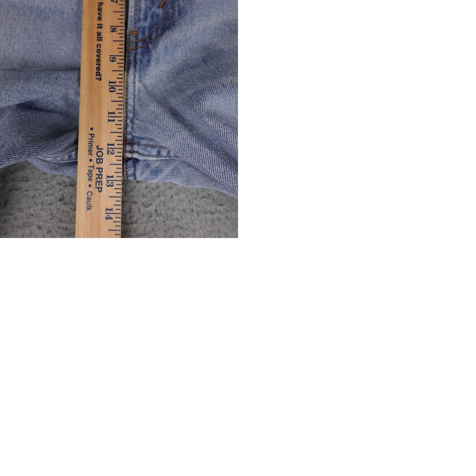 Levi's Levis 505 Jeans Mens 35 Blue Denim Light Wash Straight Retro Size US 35 - 10 Thumbnail