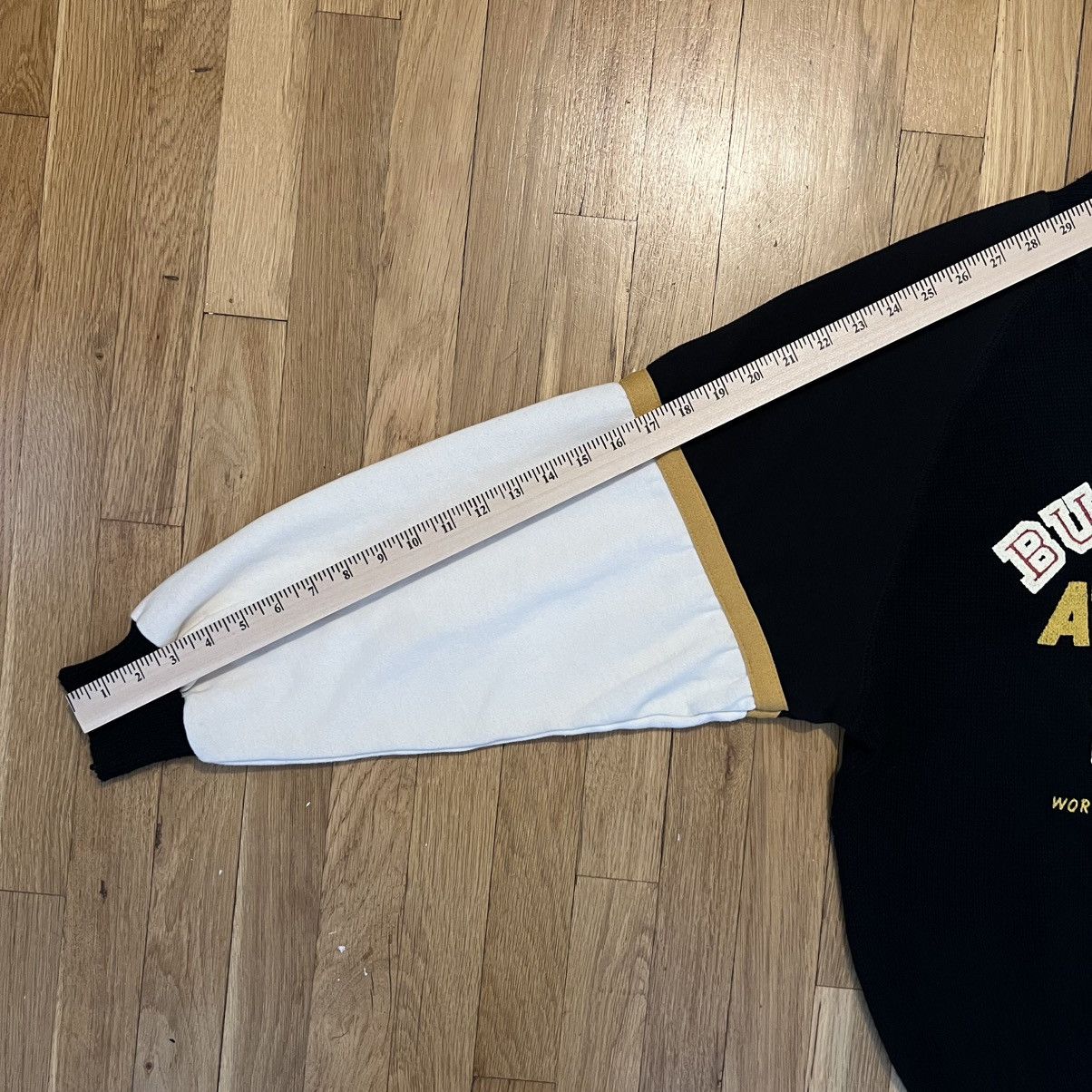 Bugle Boy Vintage Bugle Boy Athletics Black Long Sleeve Sweater Small Size US S / EU 44-46 / 1 - 5 Thumbnail
