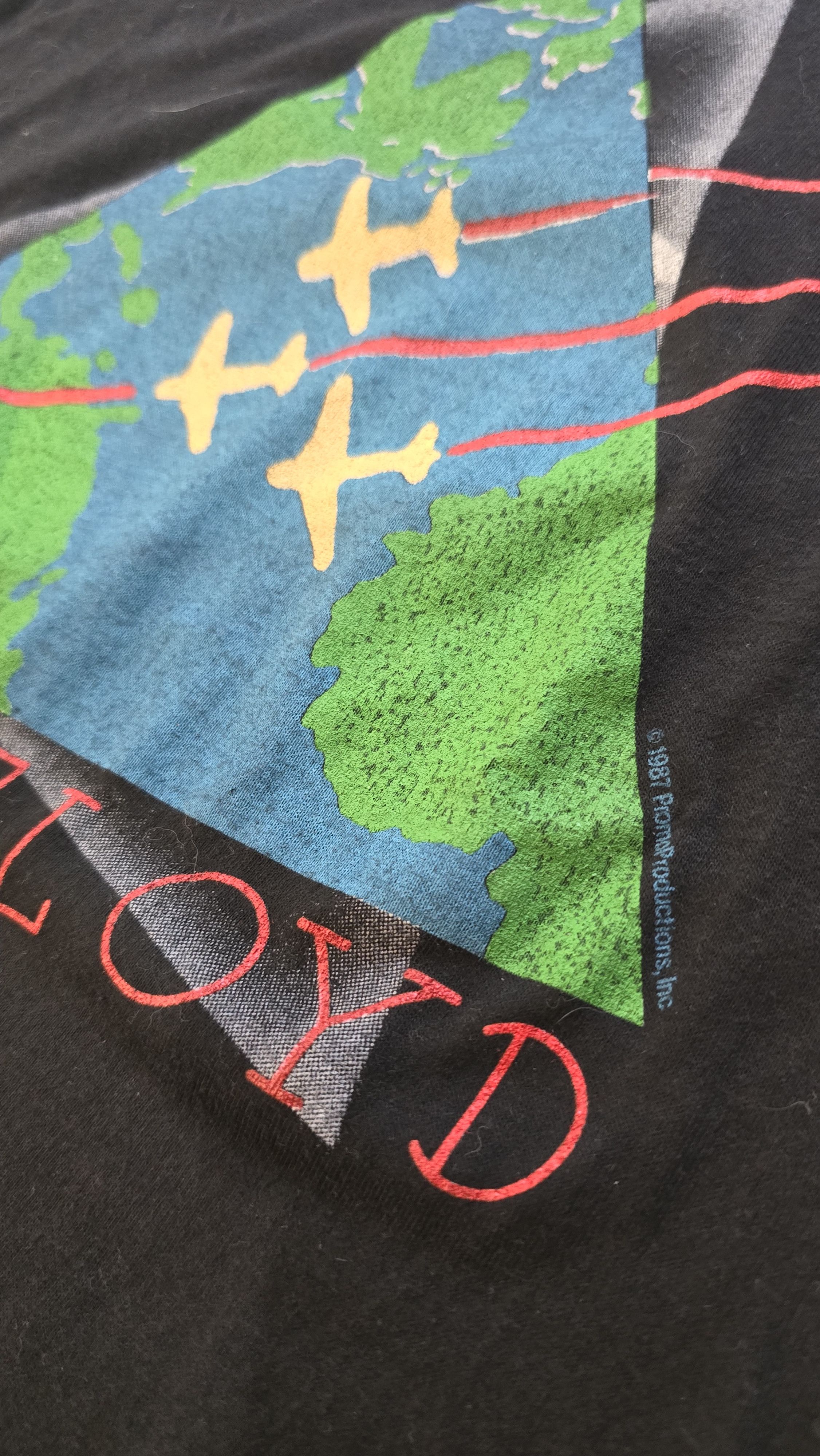 Band Tees × Vintage Pink Floyd World 1988 Size US S / EU 44-46 / 1 - 2 Thumbnail