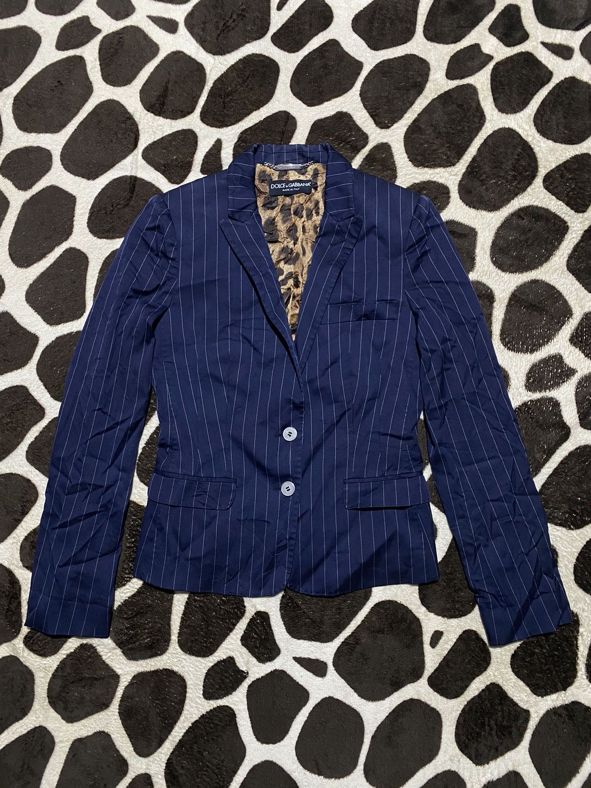 Designer × Dolce & Gabbana ❤️‍🔥D&G Leopard Blazer❤️‍🔥 Size M / US 6-8 / IT 42-44 - 1 Thumbnail