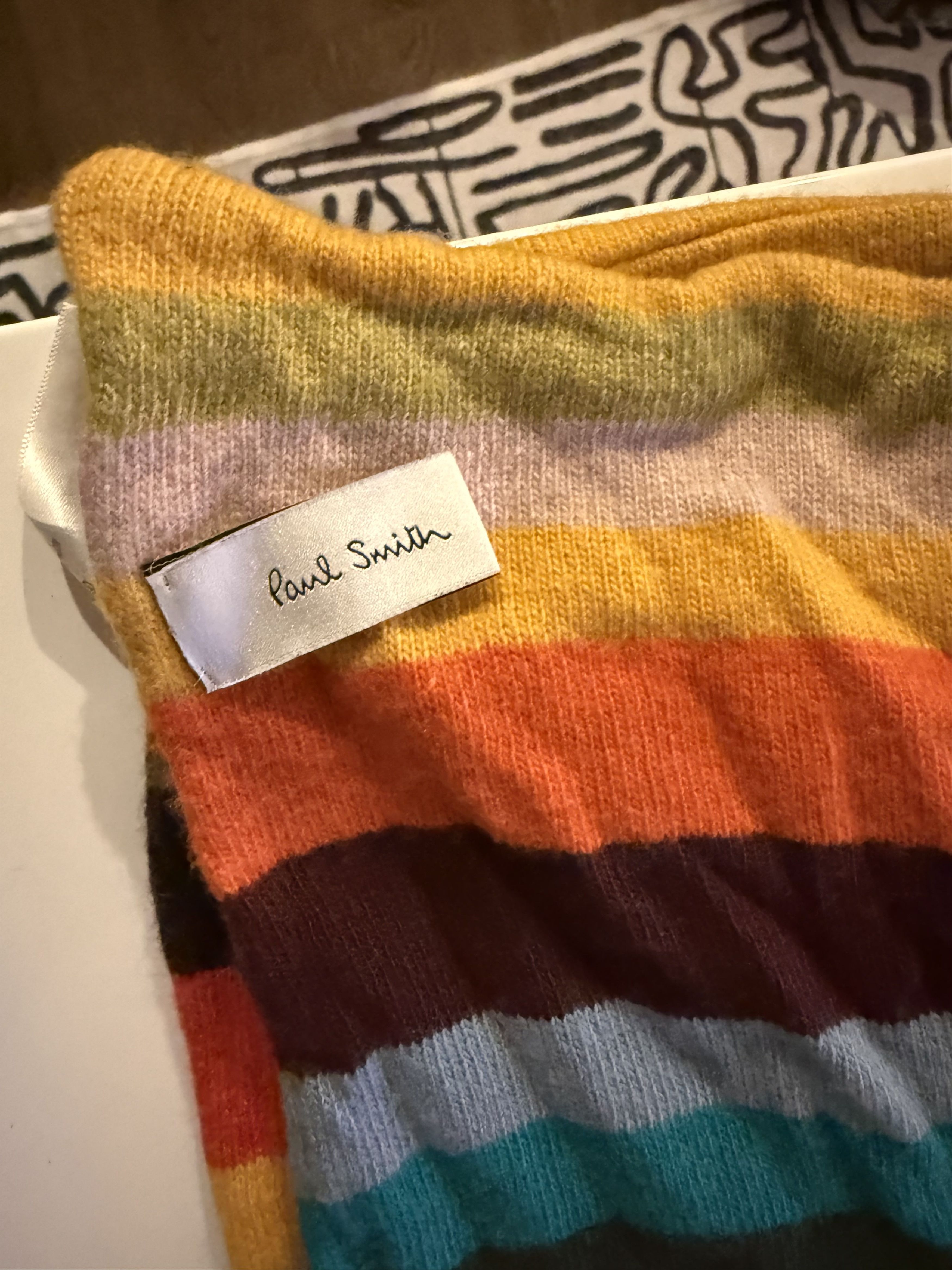 Paul Smith Paul Smith Cashmere Scarf multi color Size ONE SIZE - 3 Thumbnail