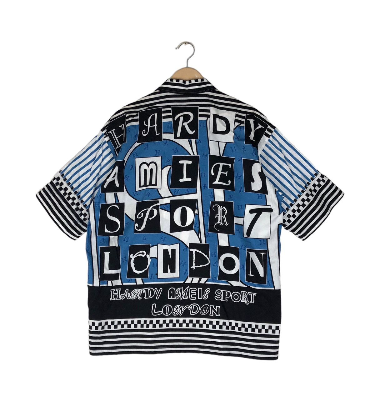 Hardy Amies Deadstock🔥Hardy Amies London Alloverprint Button Ups Shirt Size US L / EU 52-54 / 3 - 1 Thumbnail