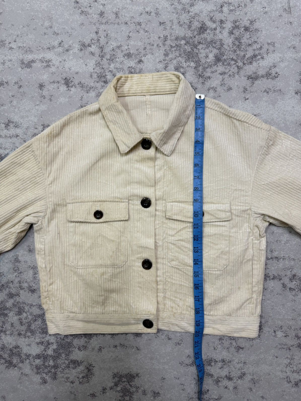 GU Gu button up croped top cudroy jacket Size S / US 4 / IT 40 - 11 Thumbnail