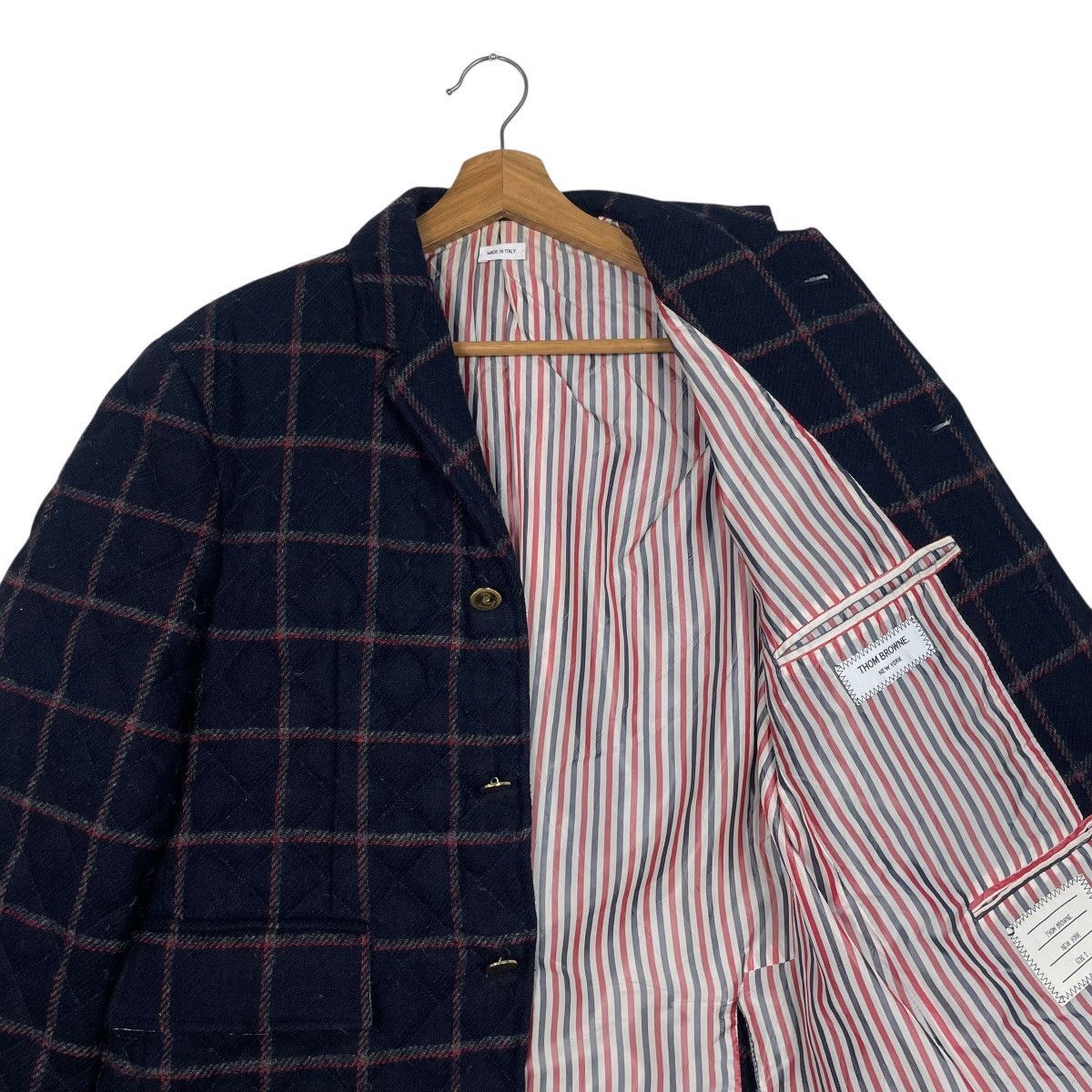 Thom Browne Thom Browne Wool Tartan Casual Jacket Size US M / EU 48-50 / 2 - 10 Thumbnail