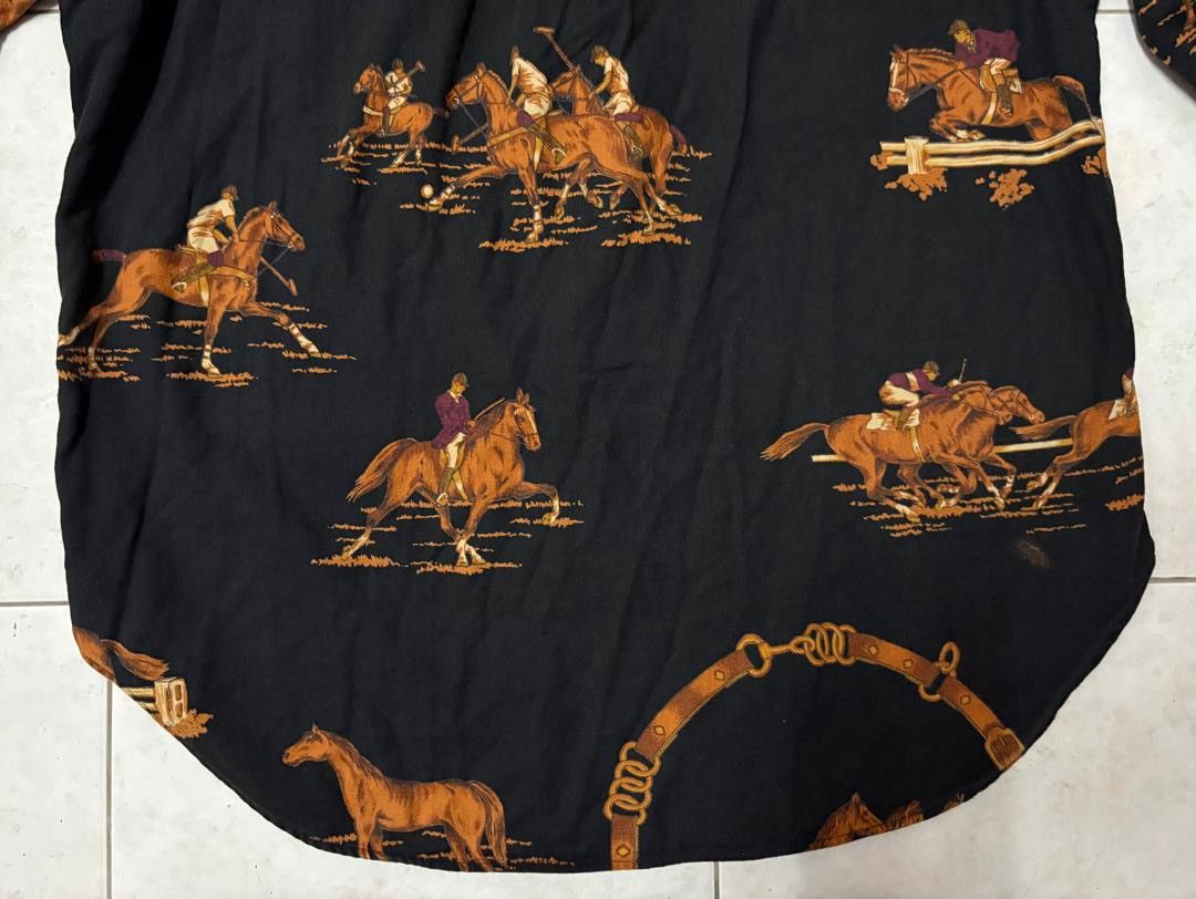 Polo Ralph Lauren Vintage Polo Ralph Lauren Fullprint Button Up Shirt Size US L / EU 52-54 / 3 - 4 Thumbnail