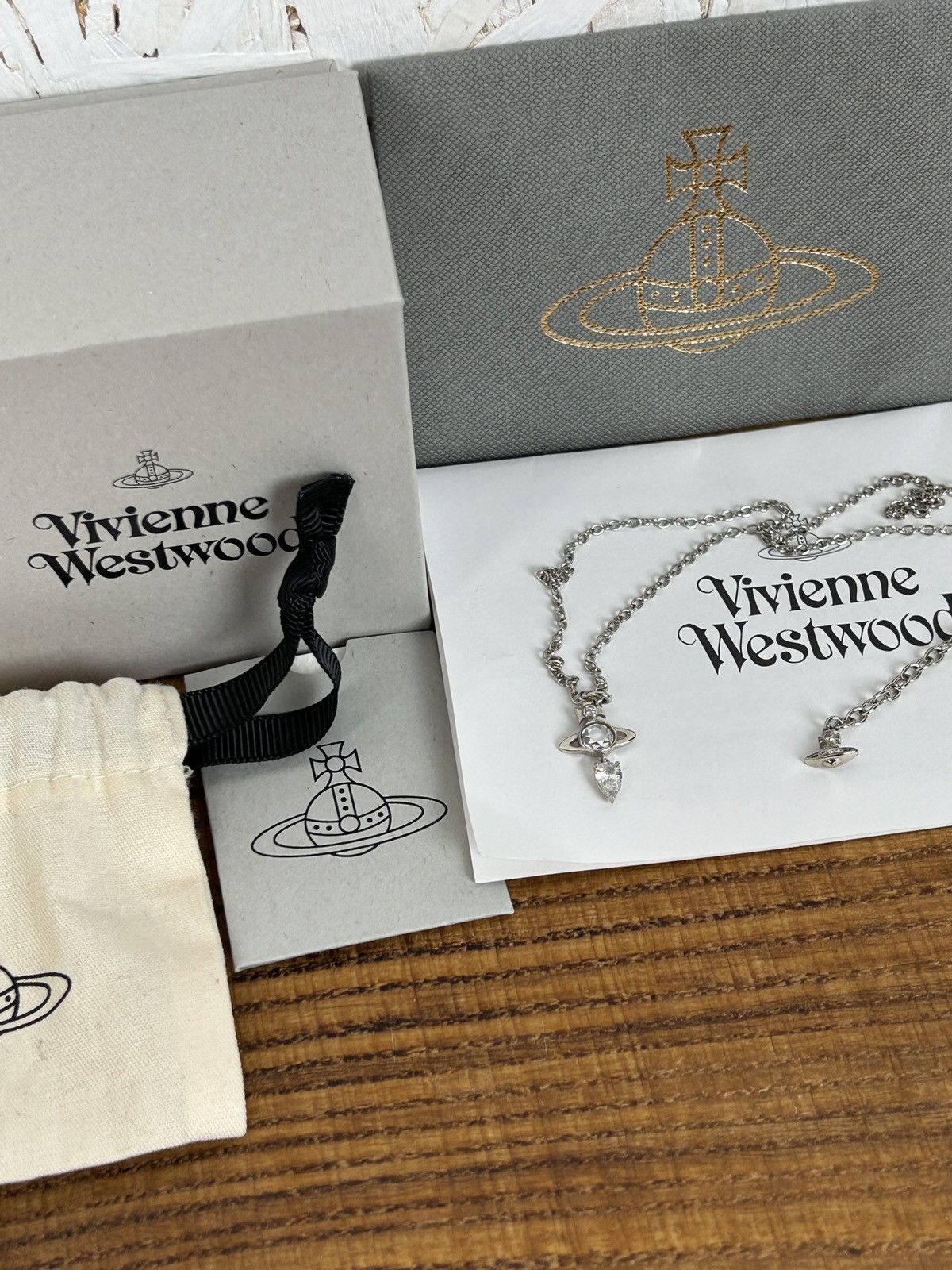 Vivienne Westwood SILVER 2024 Vivienne Westwood Phaedra Pendant Necklace Size ONE SIZE - 1 Thumbnail