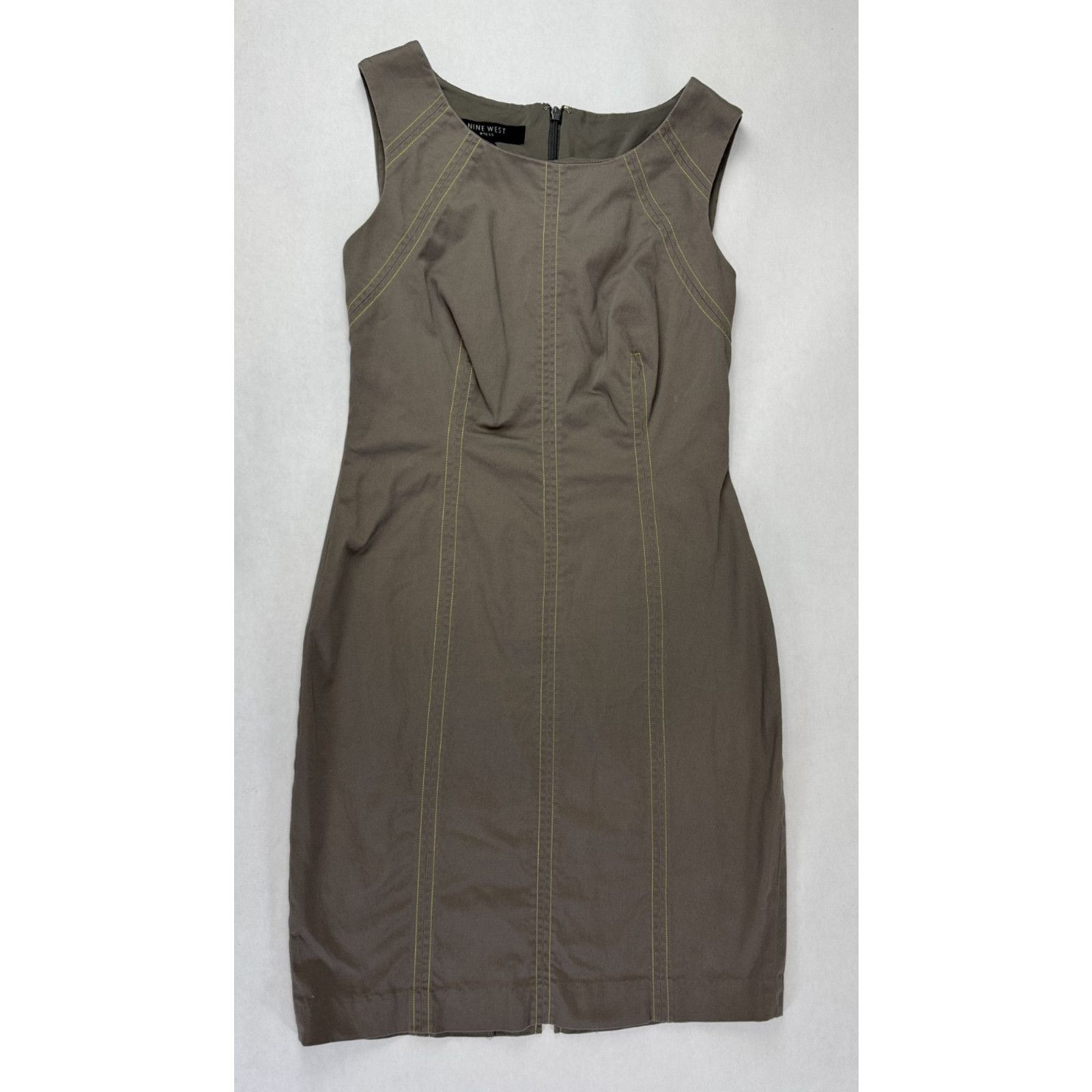 Nine West Nine West BodyCon Dress Neutral Boho Office Size 2 Brown Size XS / US 0-2 / IT 36-38 - 1 Thumbnail
