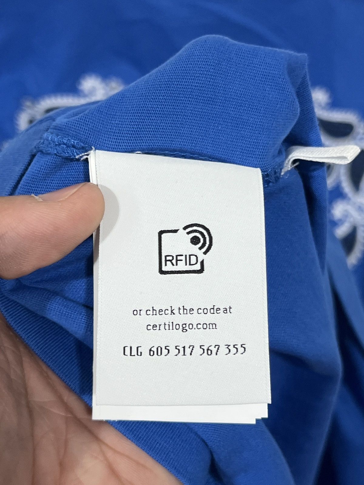 Off-White Off-White Bandana Blue Arrow Tee Size US M / EU 48-50 / 2 - 6 Thumbnail