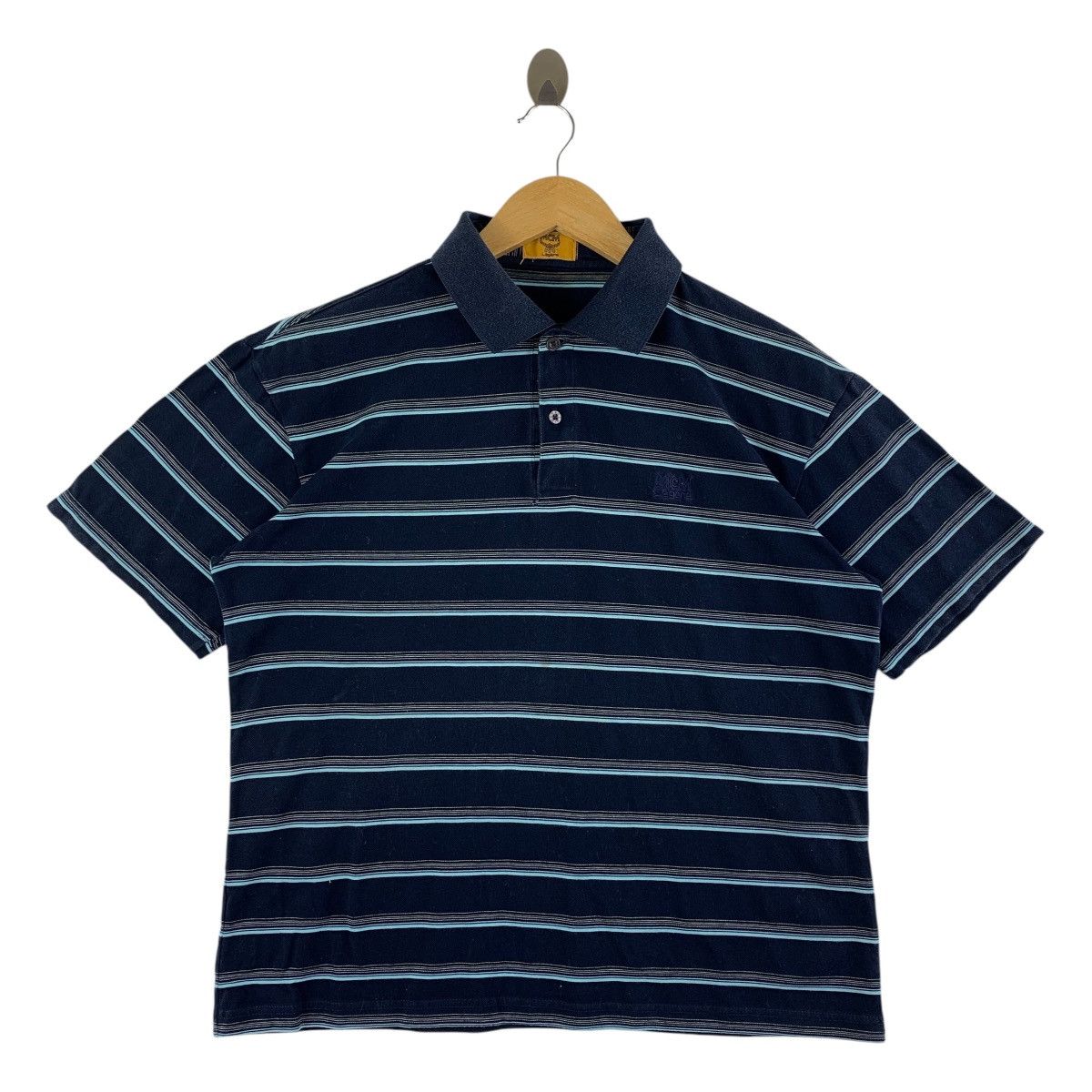 MCM × Vintage Vintage MCM LEGERE stripe polo tee Size US L / EU 52-54 / 3 - 1 Thumbnail