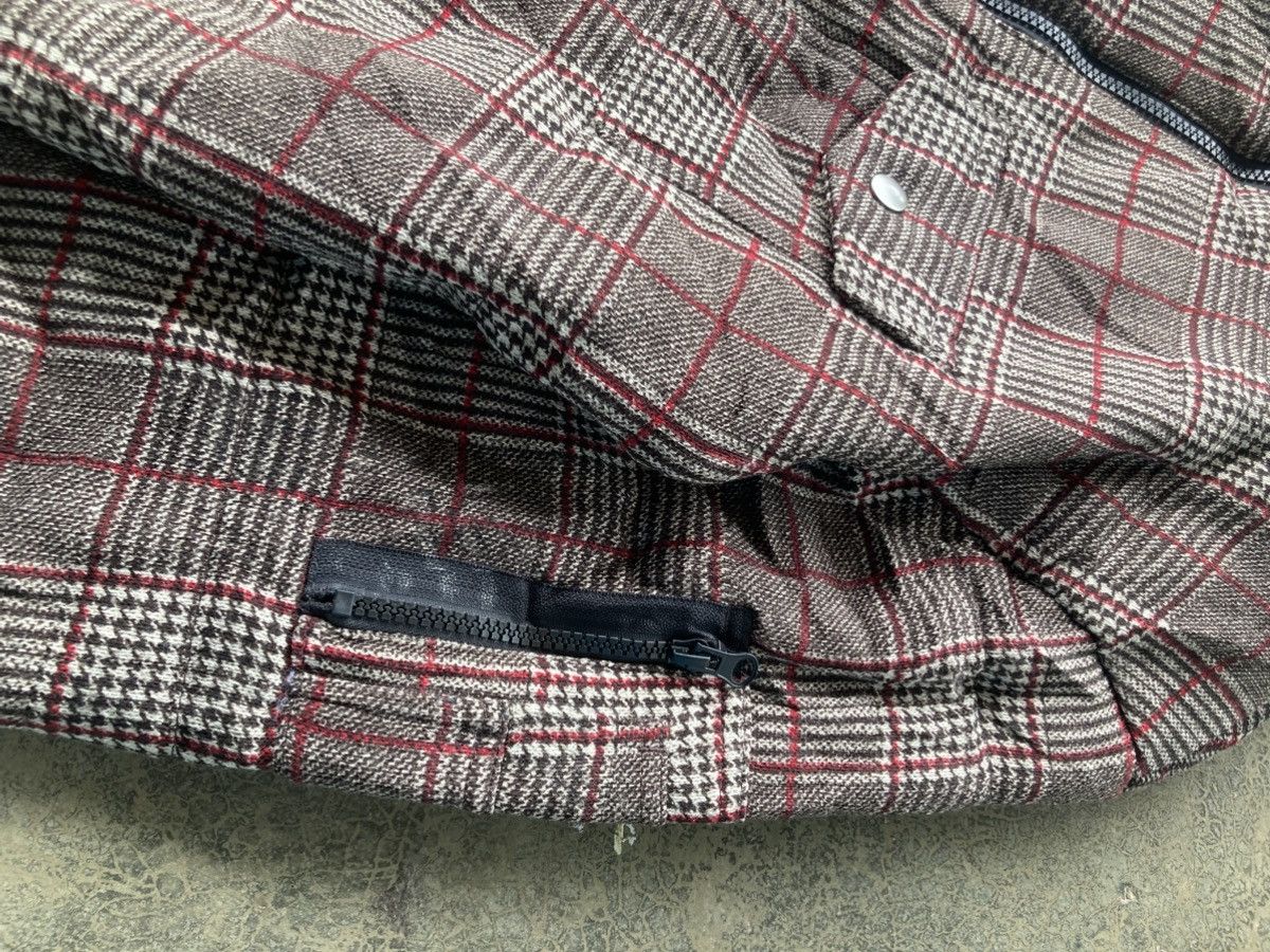 Japanese Brand Lock Heaven Plaid Fleece Lined Tartan Utility Jacket Size US L / EU 52-54 / 3 - 11 Thumbnail