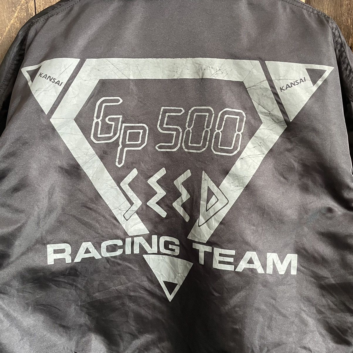 Vintage Vintage GP500 SEED Racing Team Reversible Bomber Jacket Size US L / EU 52-54 / 3 - 3 Thumbnail