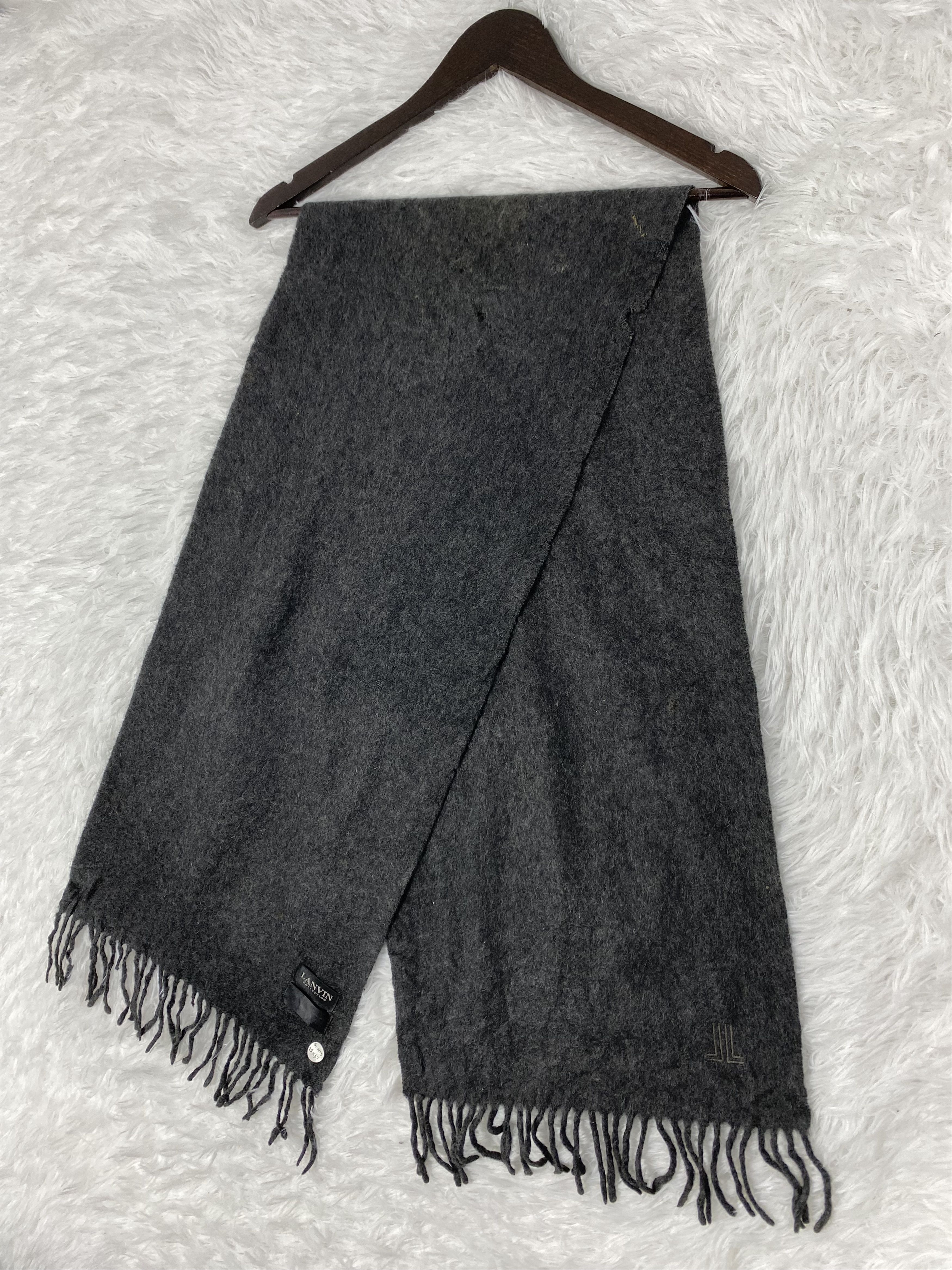 Lanvin Vintage Lanvin Scarf / Muffler Neckwear PM0105 Size ONE SIZE - 7 Thumbnail
