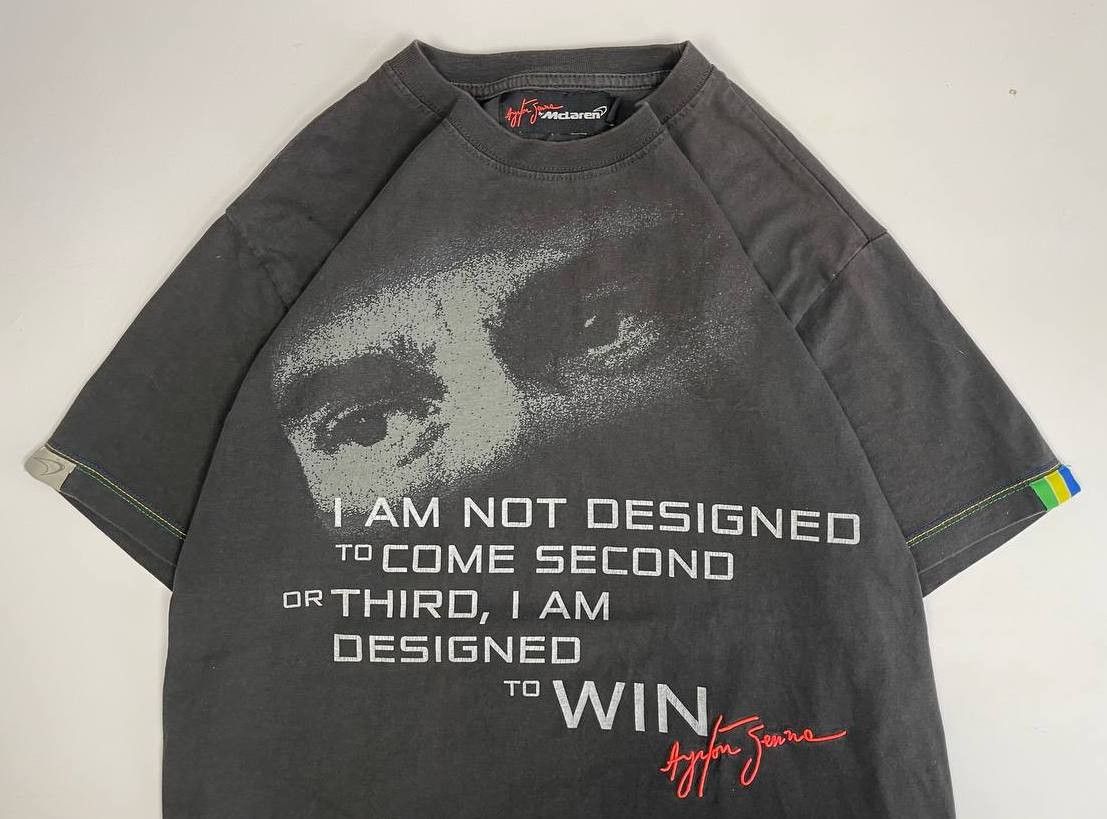 Vintage Vintage Aryton Senna Racing McLaren T Shirt Formula 1 Size US M / EU 48-50 / 2 - 1 Thumbnail