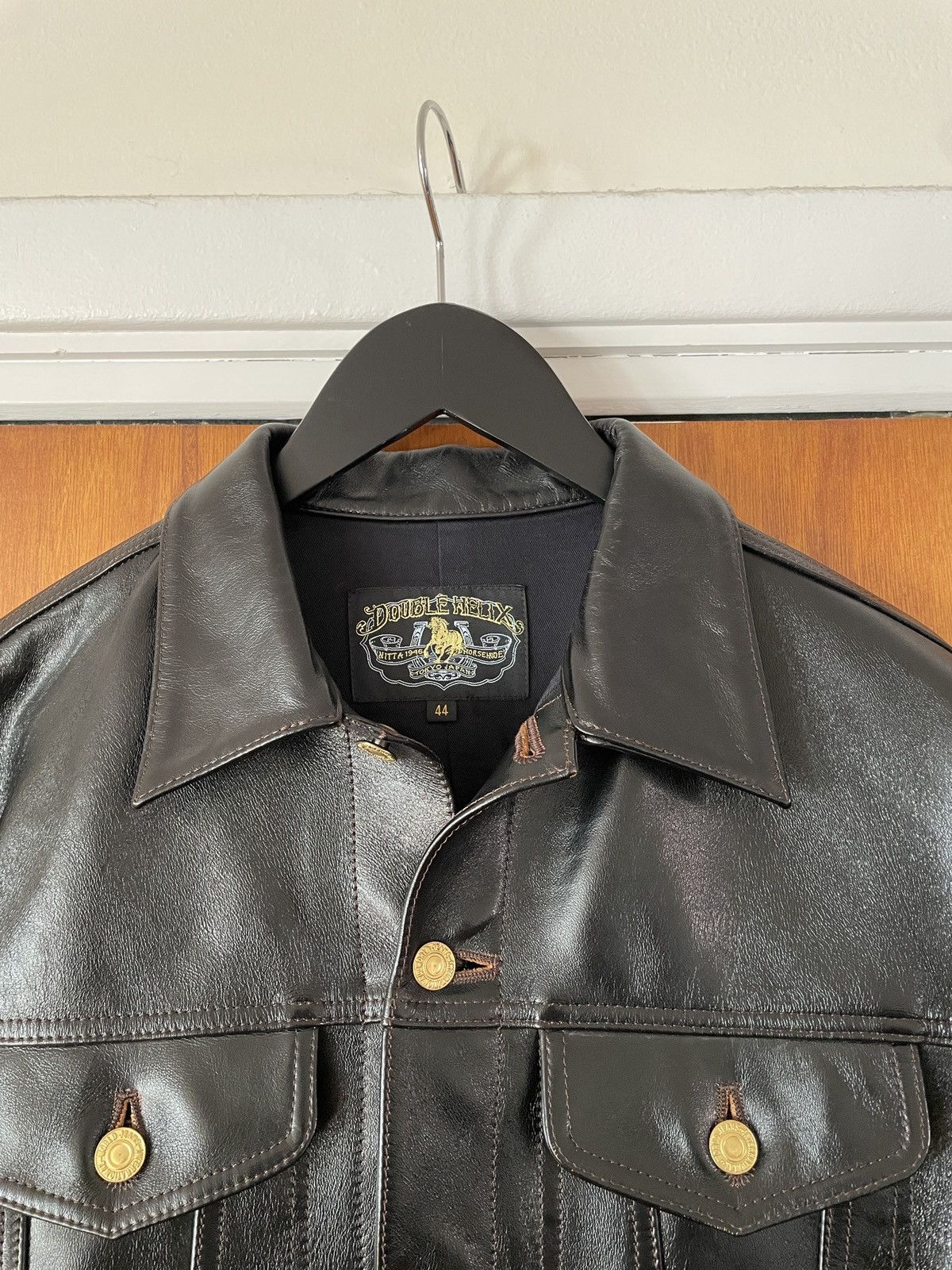 DOUBLE HELIX Double Helix Western Pioneer Horsehide Type 3 Black Size US XL / EU 56 / 4 - 2 Thumbnail