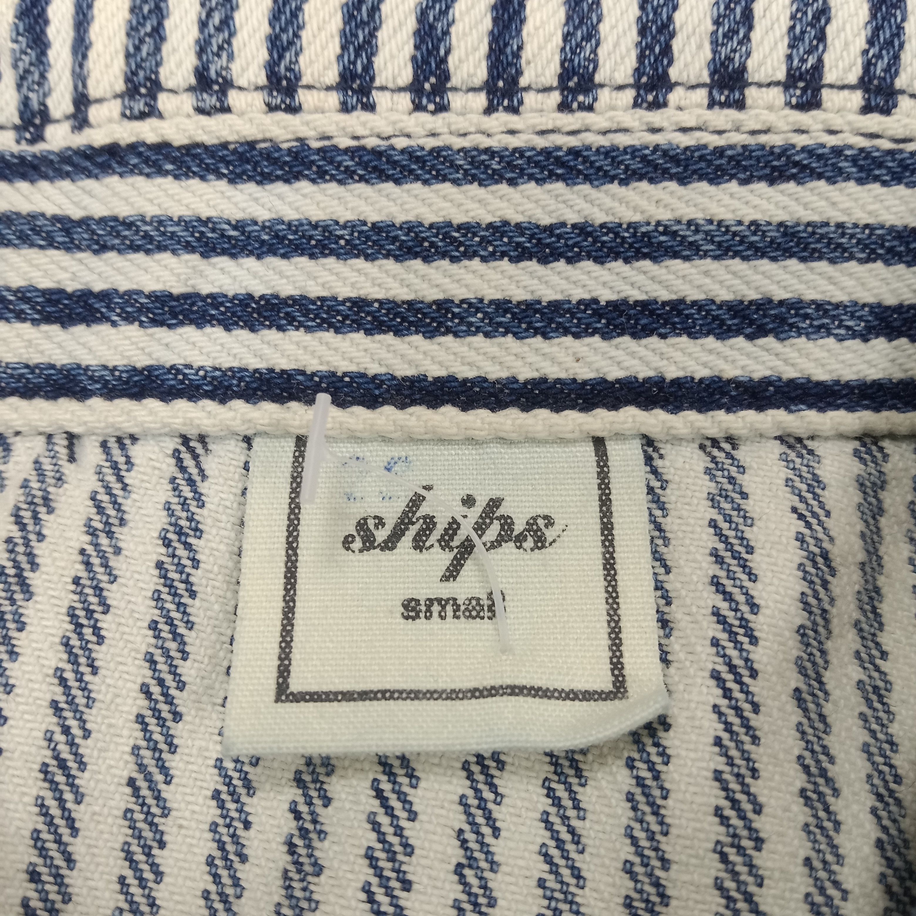 Japanese Brand × SHIPS × Vintage Ships Japanese Striped Design Button Denim Jacket Size US S / EU 44-46 / 1 - 3 Thumbnail