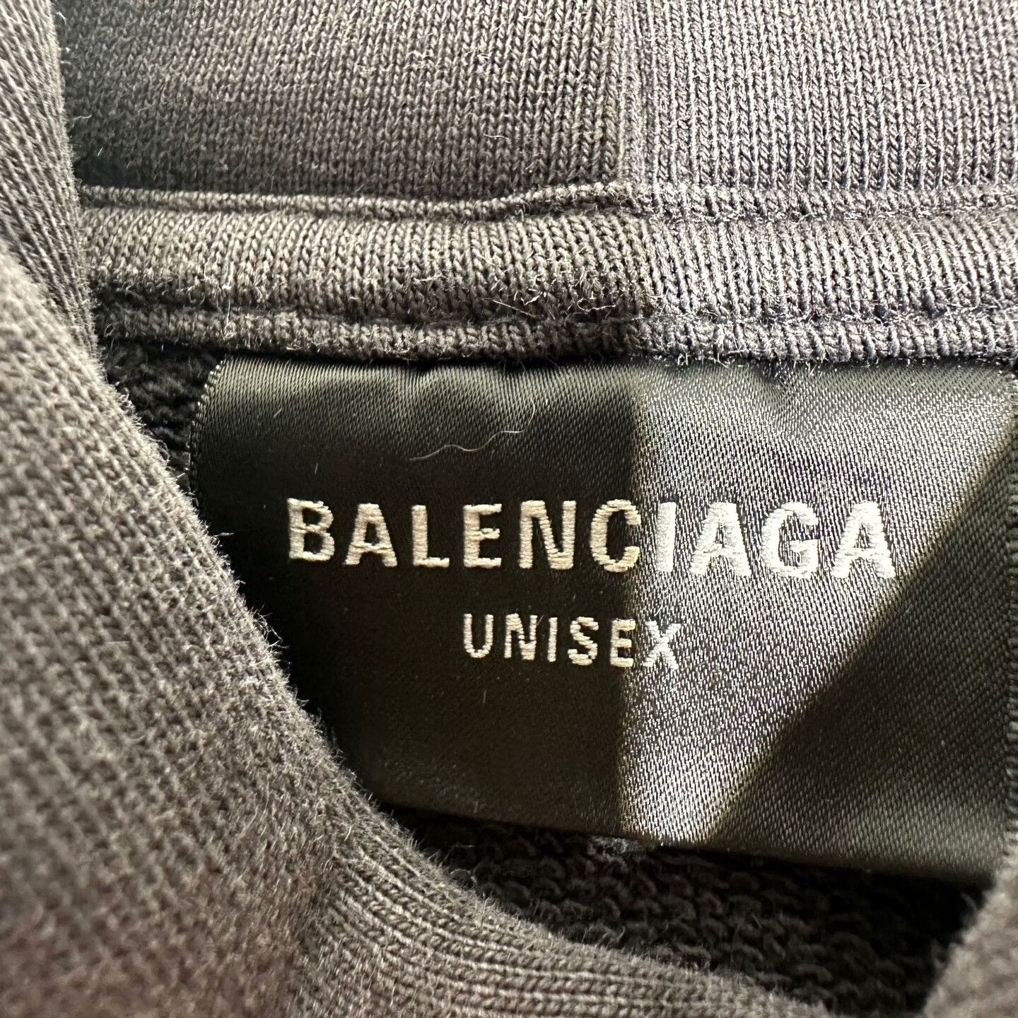 Balenciaga balenciaga black hoodie with logo Size US L / EU 52-54 / 3 - 3 Thumbnail