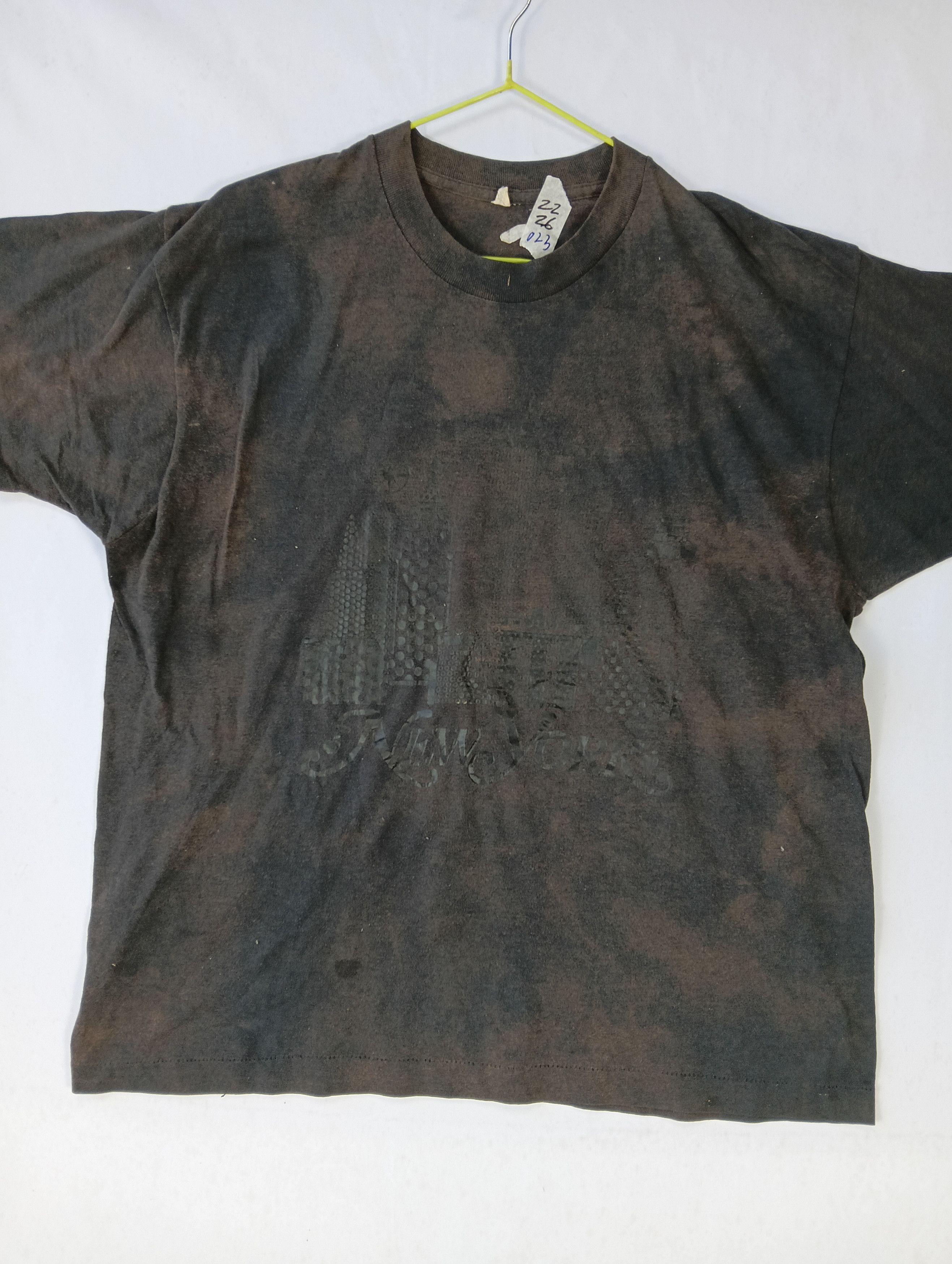 Anvil vintage new york TEE BIG LOGO DISTRESSED Size US L / EU 52-54 / 3 - 1 Thumbnail