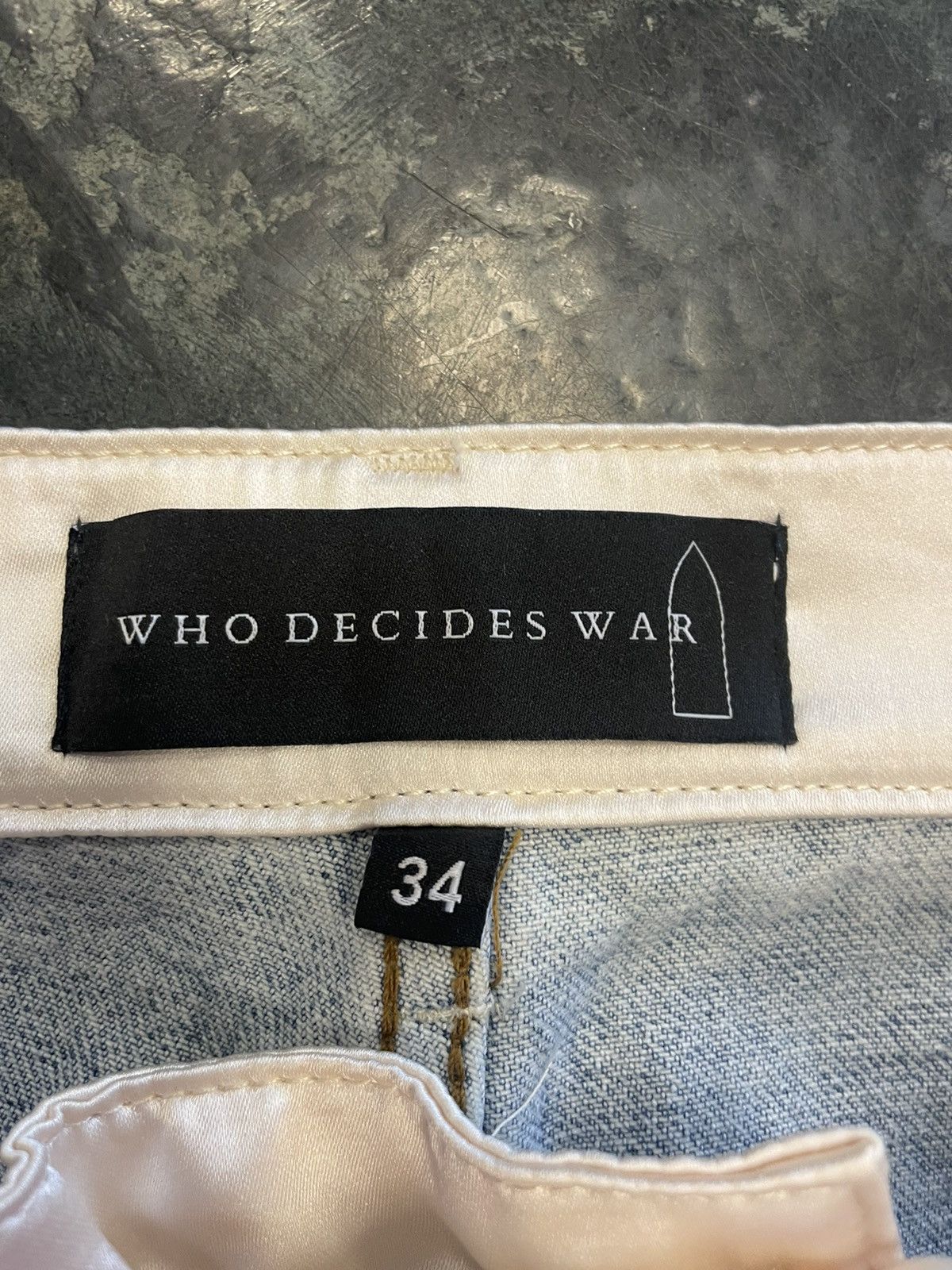 Who Decides War Who Decides War Tuxedo Denim Jeans Size US 34 / EU 50 - 4 Thumbnail