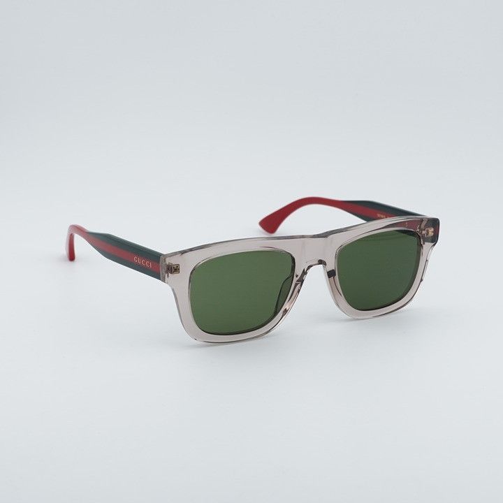 Gucci Gucci GG1991S 003 Sunglasses Shiny Transparent Brown Square Size ONE SIZE - 5 Thumbnail