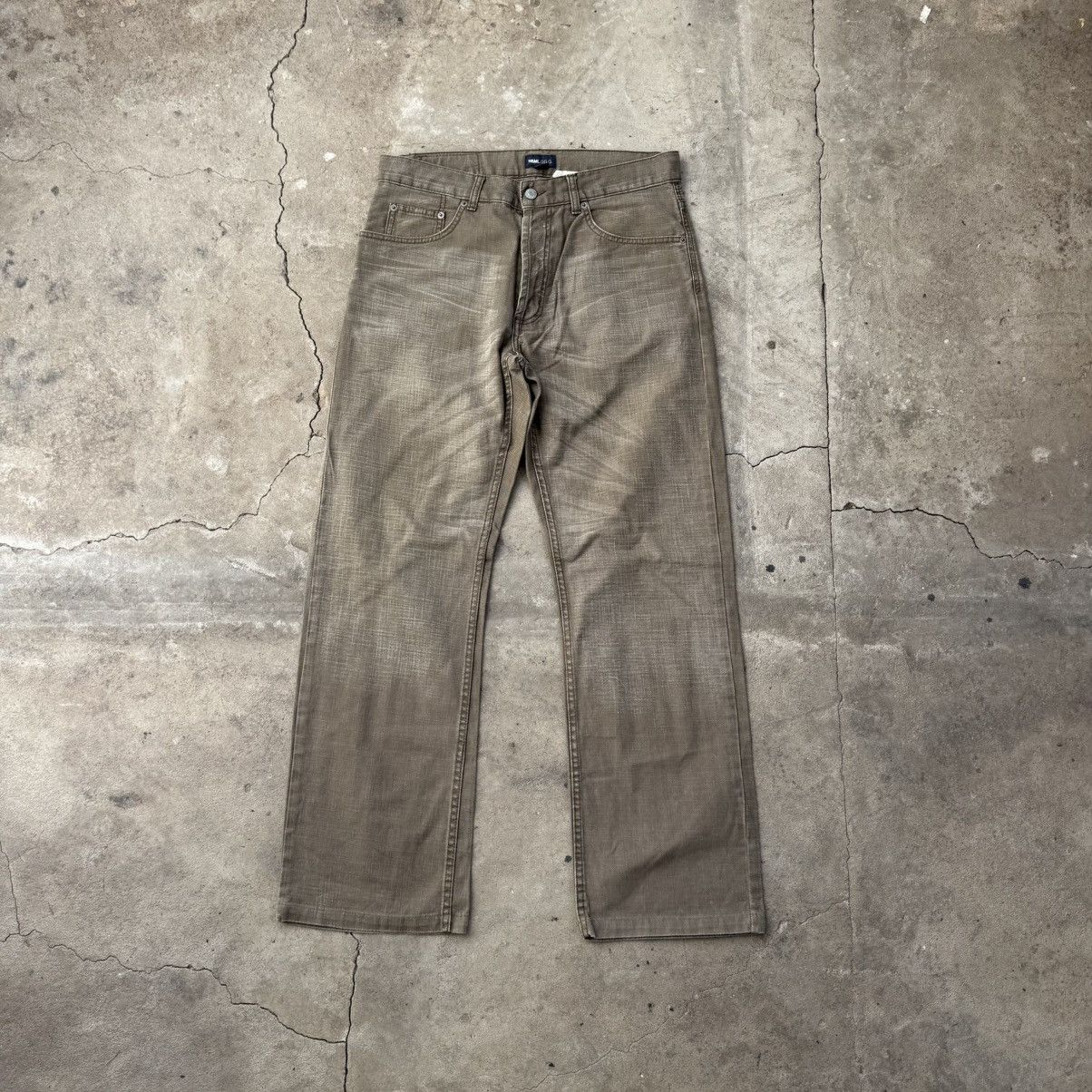 H&M LOGG Sand Brown Wide Leg Pants