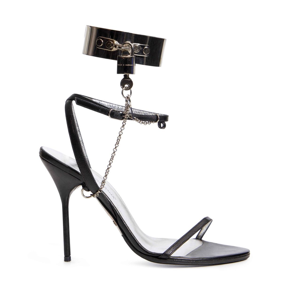 Dolce & Gabbana PADLOCK HEELS 2003 Size US 8 / IT 38 - 4 Thumbnail