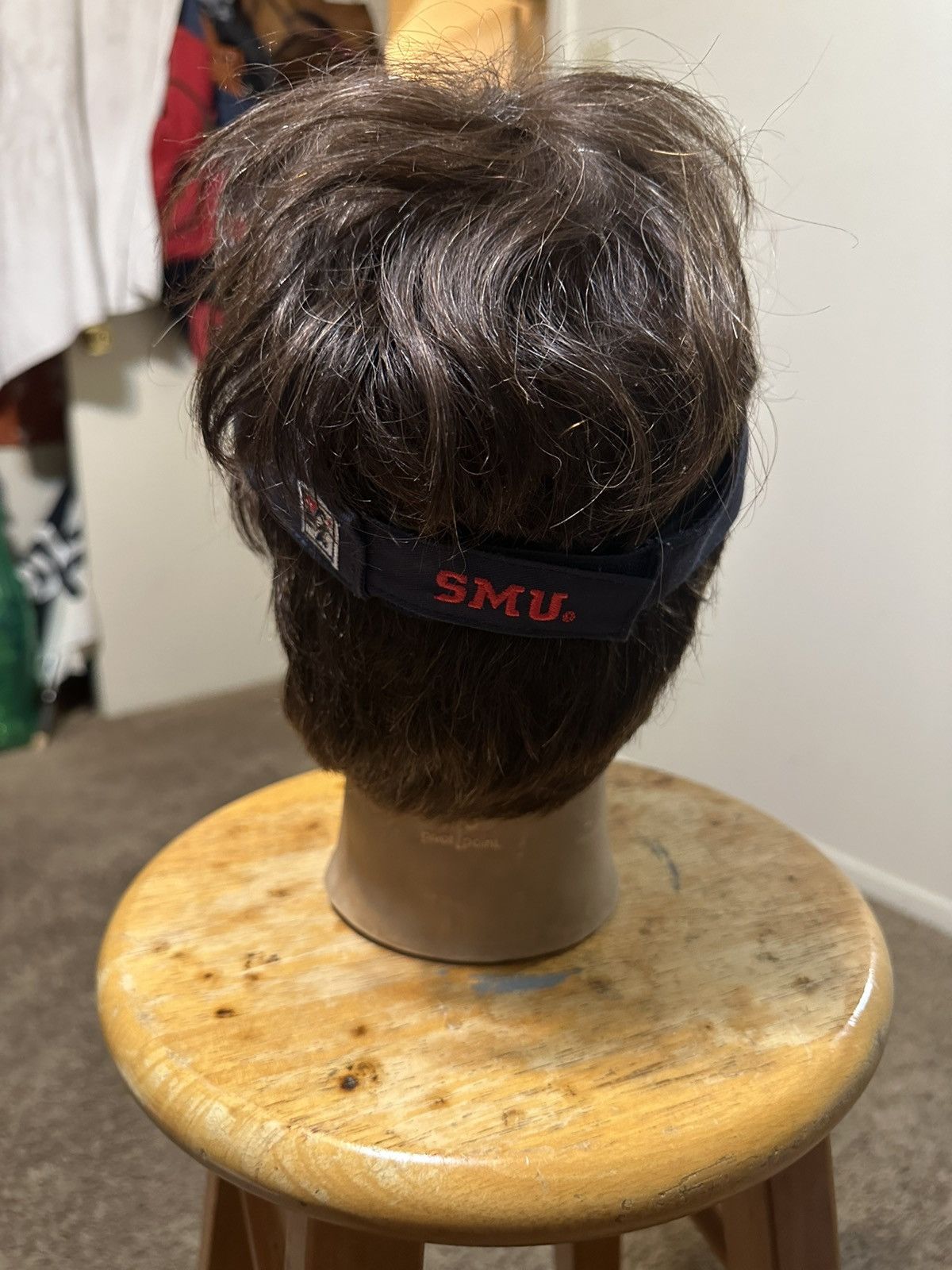 NCAA Vintage NCAA SMU Mustangs “triple blue” sun visor 90s Size ONE SIZE - 4 Thumbnail