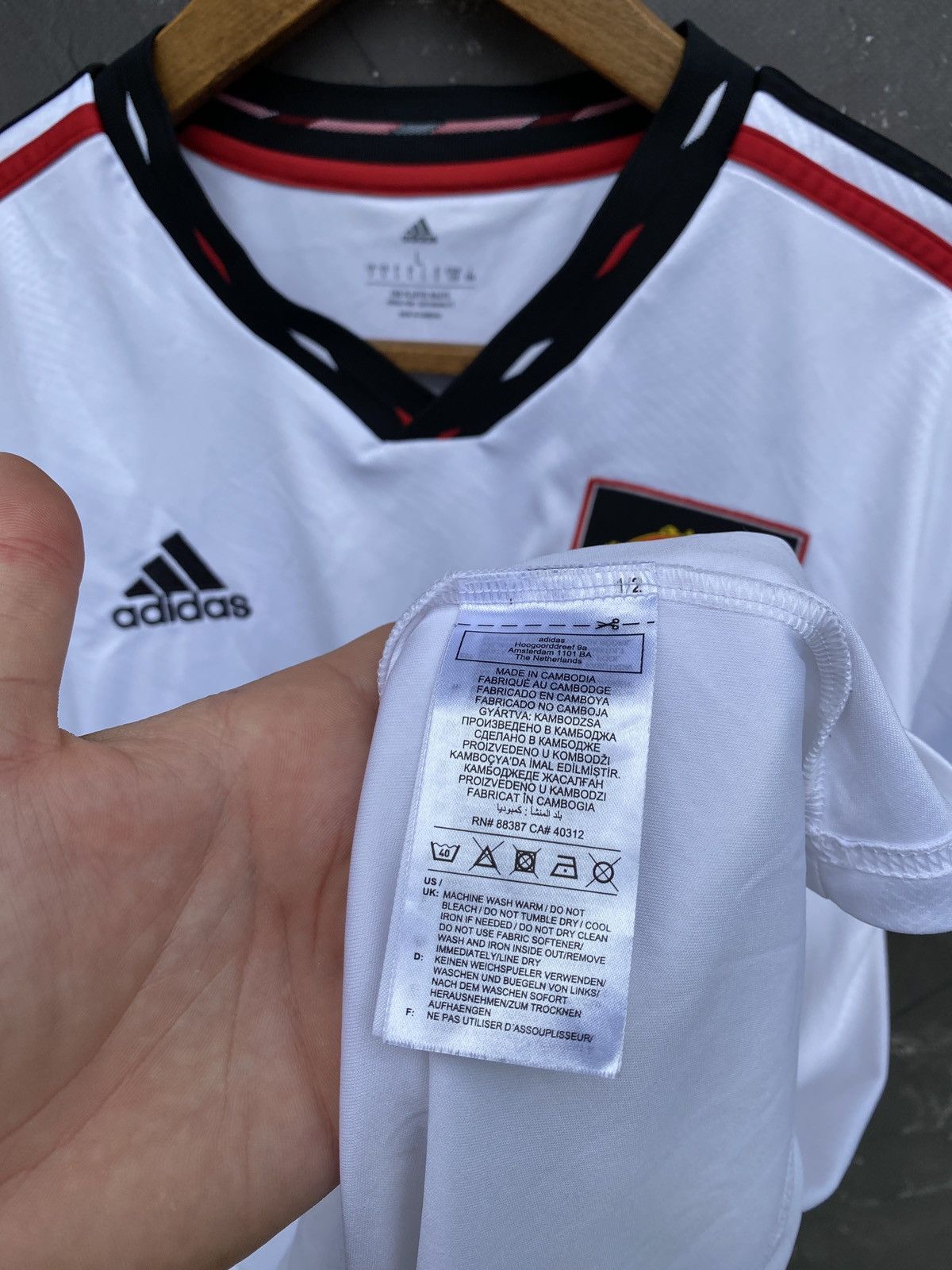 Adidas Manchester United Jersey 2022 2023 Adidas Size L Size US L / EU 52-54 / 3 - 10 Thumbnail