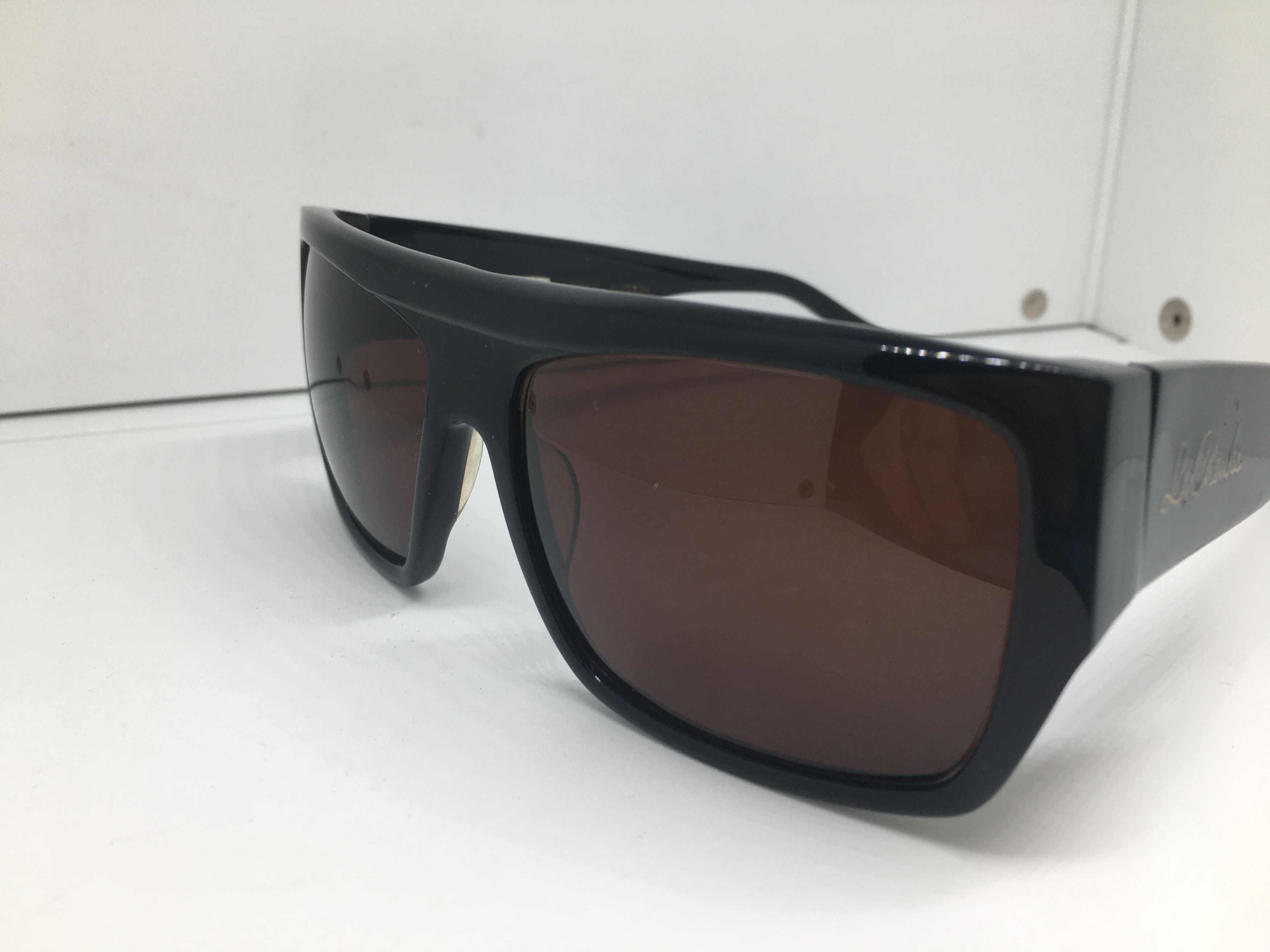 Other Vintage Le Cheuka Black Chunky GENTS Sunglasses ROCKER Size ONE SIZE - 3 Thumbnail