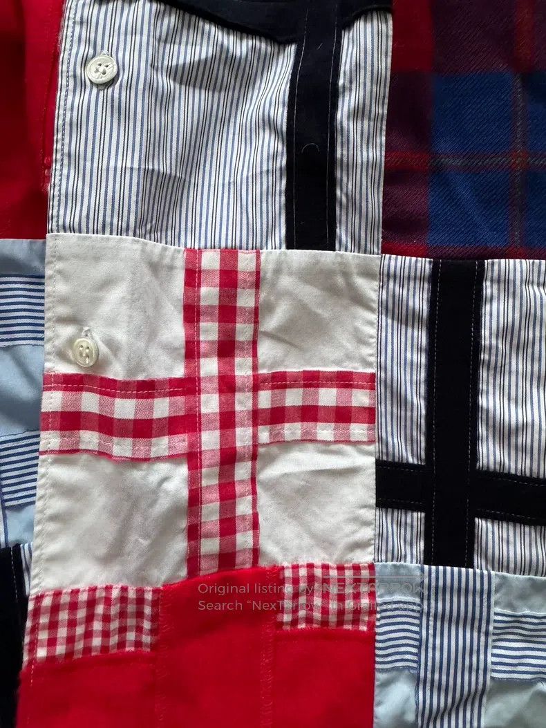 Comme Des Garcons Patchwork Shirt