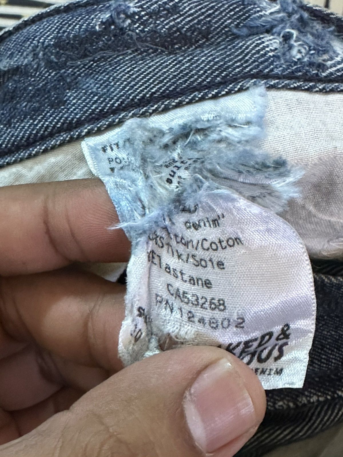 Naked & Famous Vintage Naked&Famous Mudwash Grunge Denim Size US 30 / EU 46 - 8 Thumbnail
