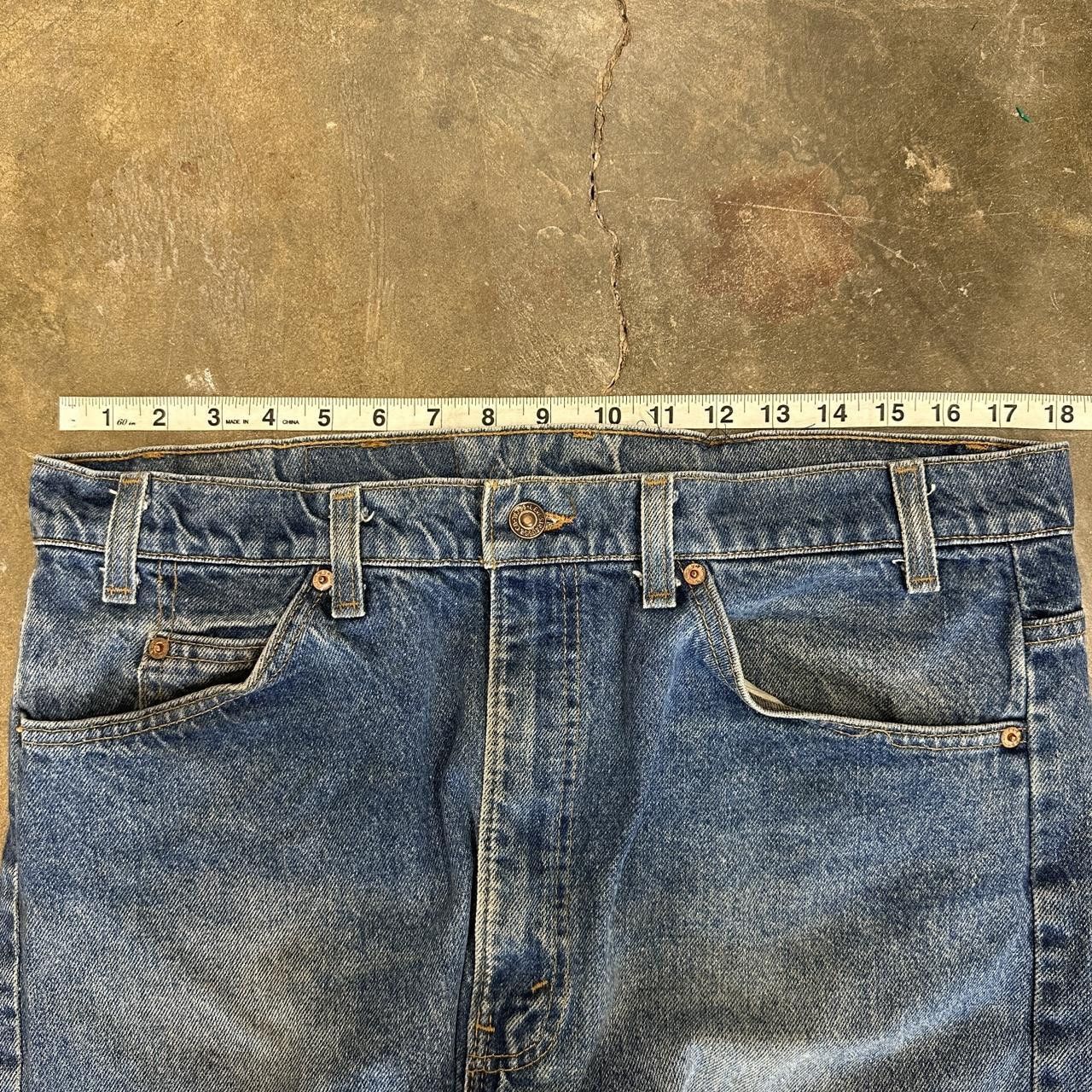 Levi's Vintage Levi’s 505 Orange Tab Blue Jeans 36 x 30 Size US 36 / EU 52 - 4 Thumbnail