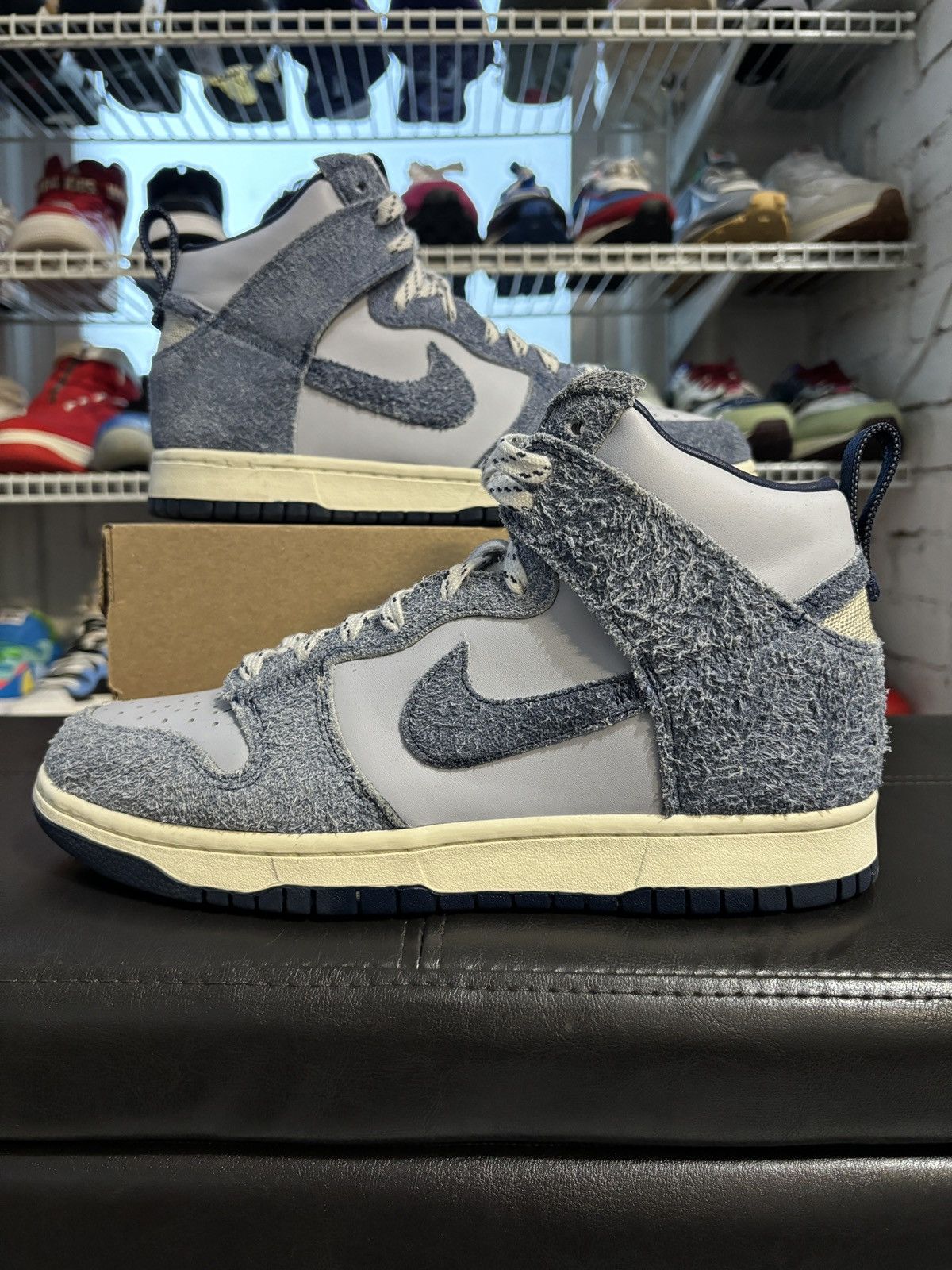 Nike Nike Dunk High AB Notre “Midnight Navy” Size US 9 / EU 42 - 2 Thumbnail