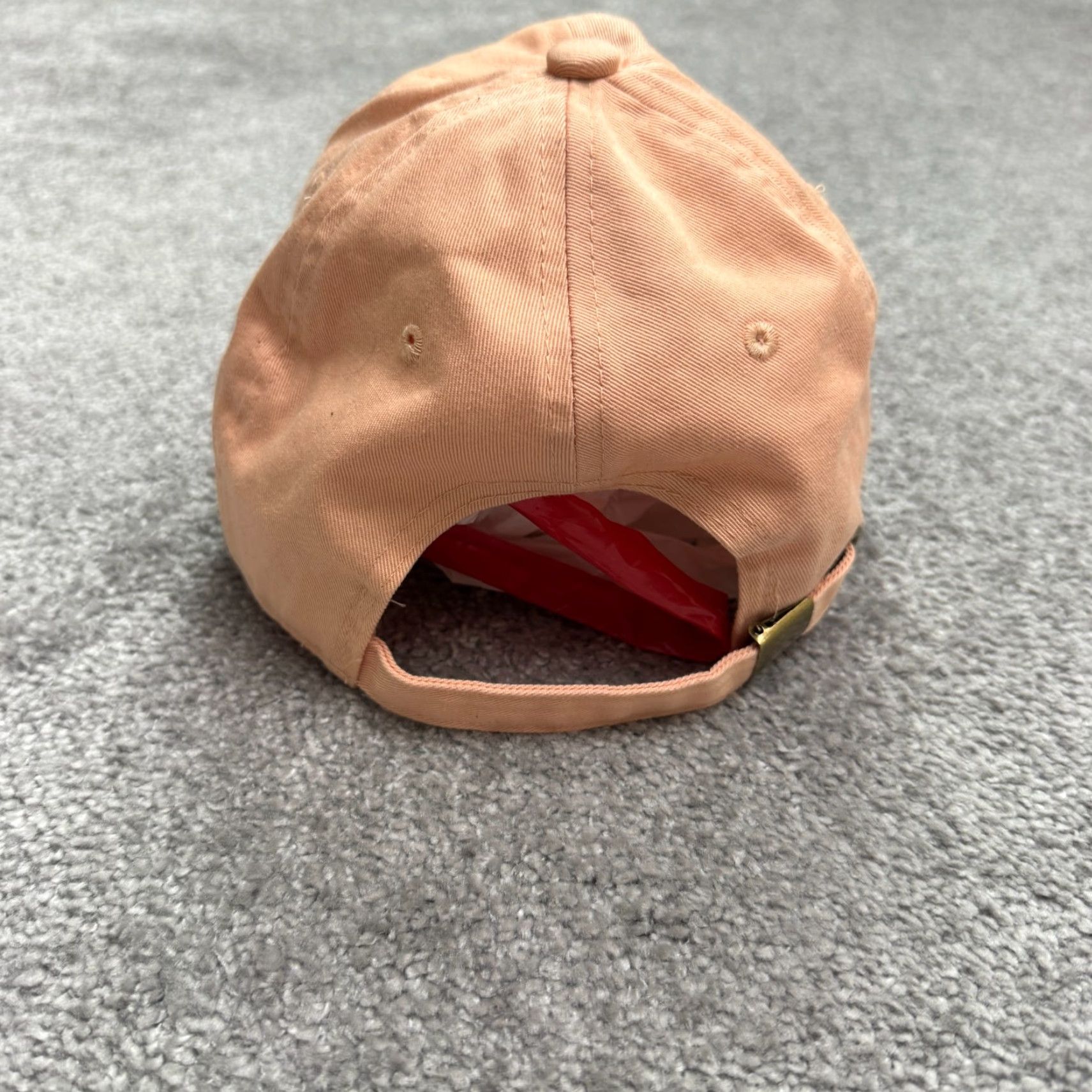 Vintage Elkod Mountain Range Embroidered Hat Orange One Size Adjustable Men Baseball Cap Outdoor Cotton Canvas Mens Size ONE SIZE - 5 Thumbnail