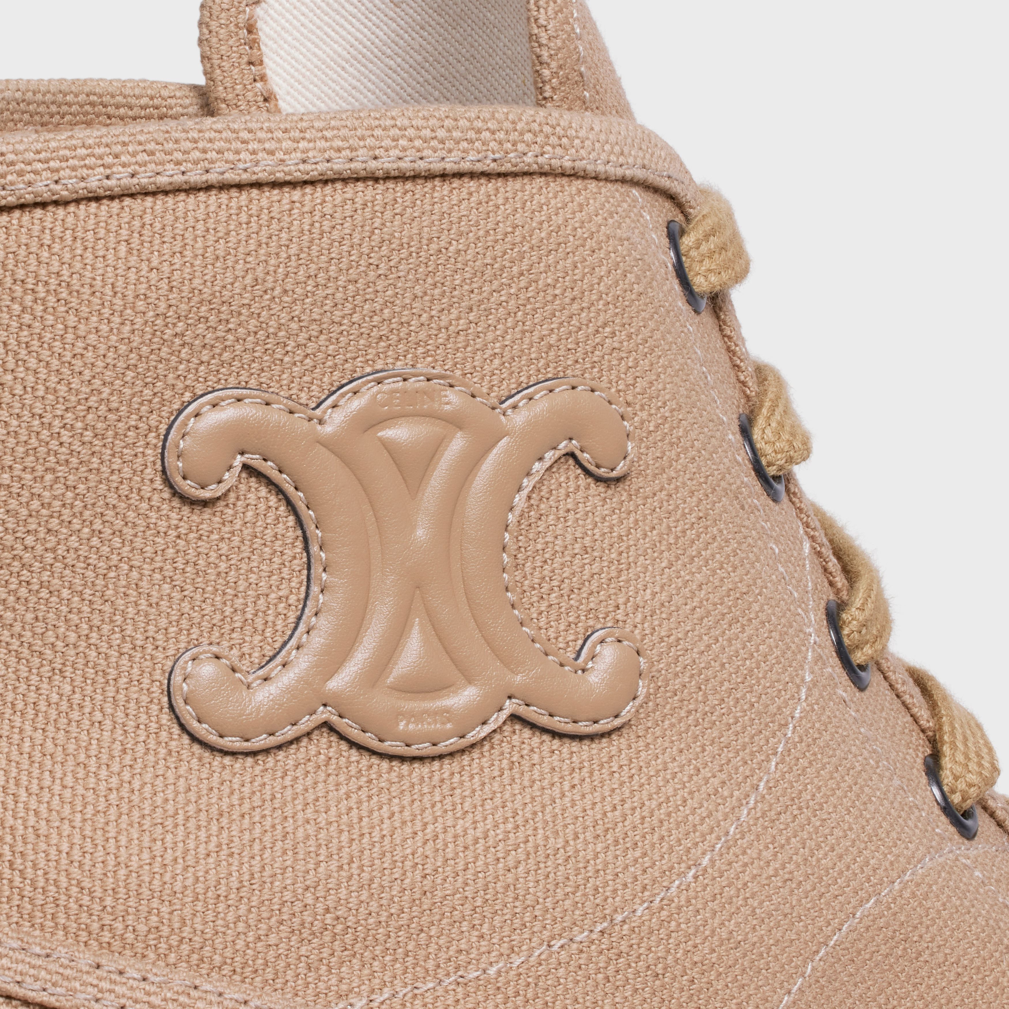 Celine o1bcso1str0925 352172198C Hi-Top Sneakers in Sand Size US 10 / IT 40 - 5 Thumbnail