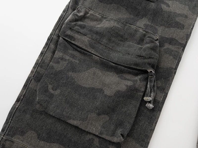 Vintage Baggy Pocket Artic Camo Punk Cargo Pants Size US 30 / EU 46 - 6 Thumbnail