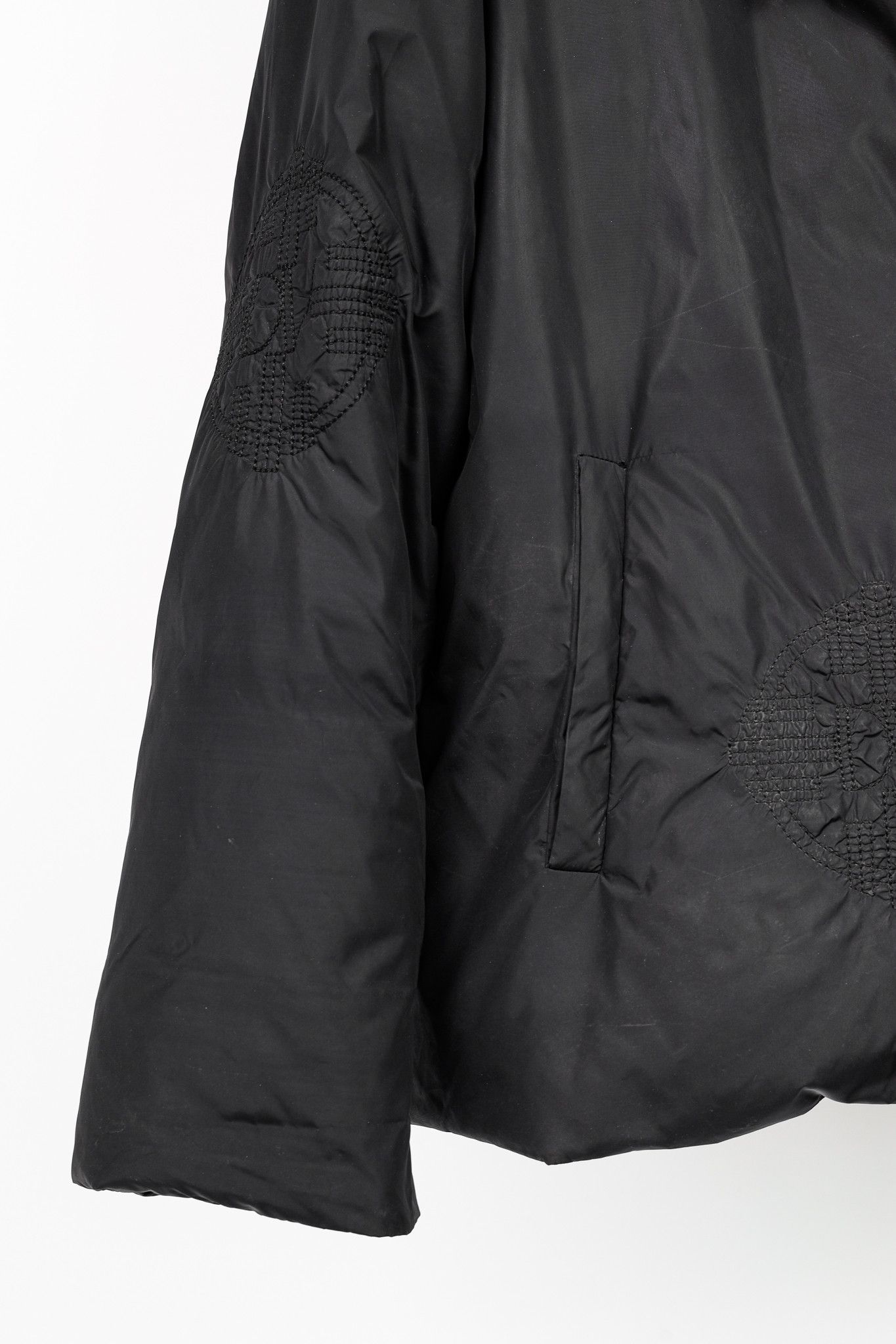 Other Dino Valiano Black Quilted-Medallion Down Jacket Size XL / US 12-14 / IT 48-50 - 6 Thumbnail