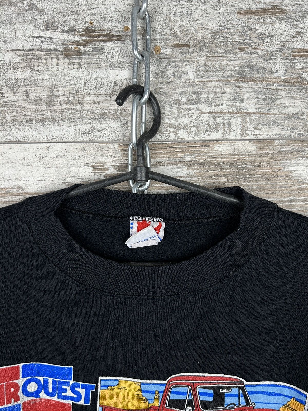 Vintage Mens Vintage Car Quest Auto Part Sweatshirt Pullover rare Size US XL / EU 56 / 4 - 3 Thumbnail