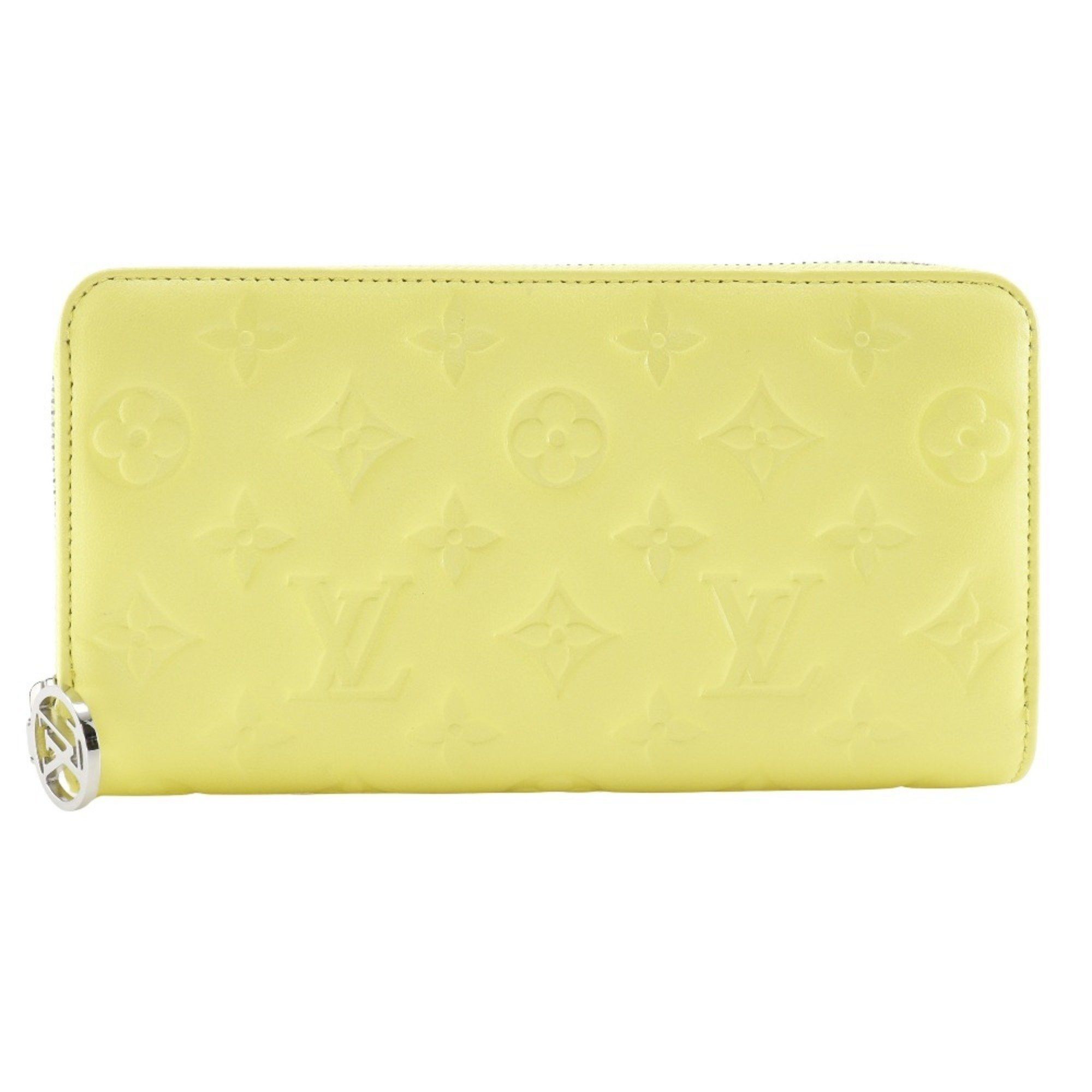 Louis Vuitton Louis Vuitton Coussin Zippy Wallet M83104, a long wallet in Smiley Yellow lambskin. Size ONE SIZE - 1 Thumbnail