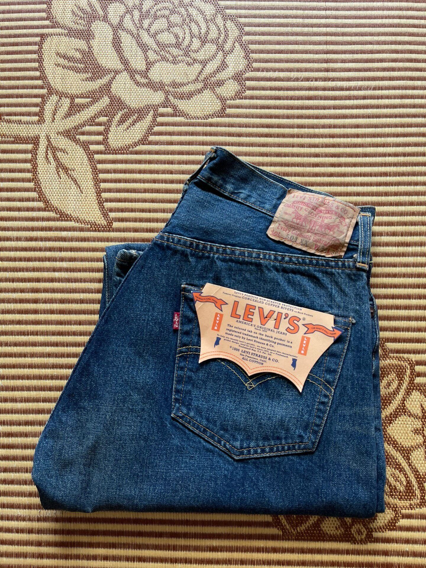 Levi's Levi's 501XX Washed Jeans Size US 34 / EU 50 - 1 Thumbnail