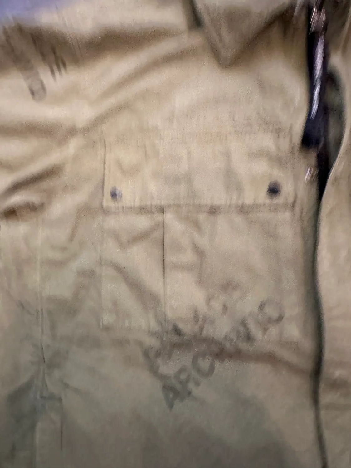 C.P. Company × Palace Palace x CP Company Washed Cotton Shirt Jacket Olive Green Size US XL / EU 56 / 4 - 4 Thumbnail