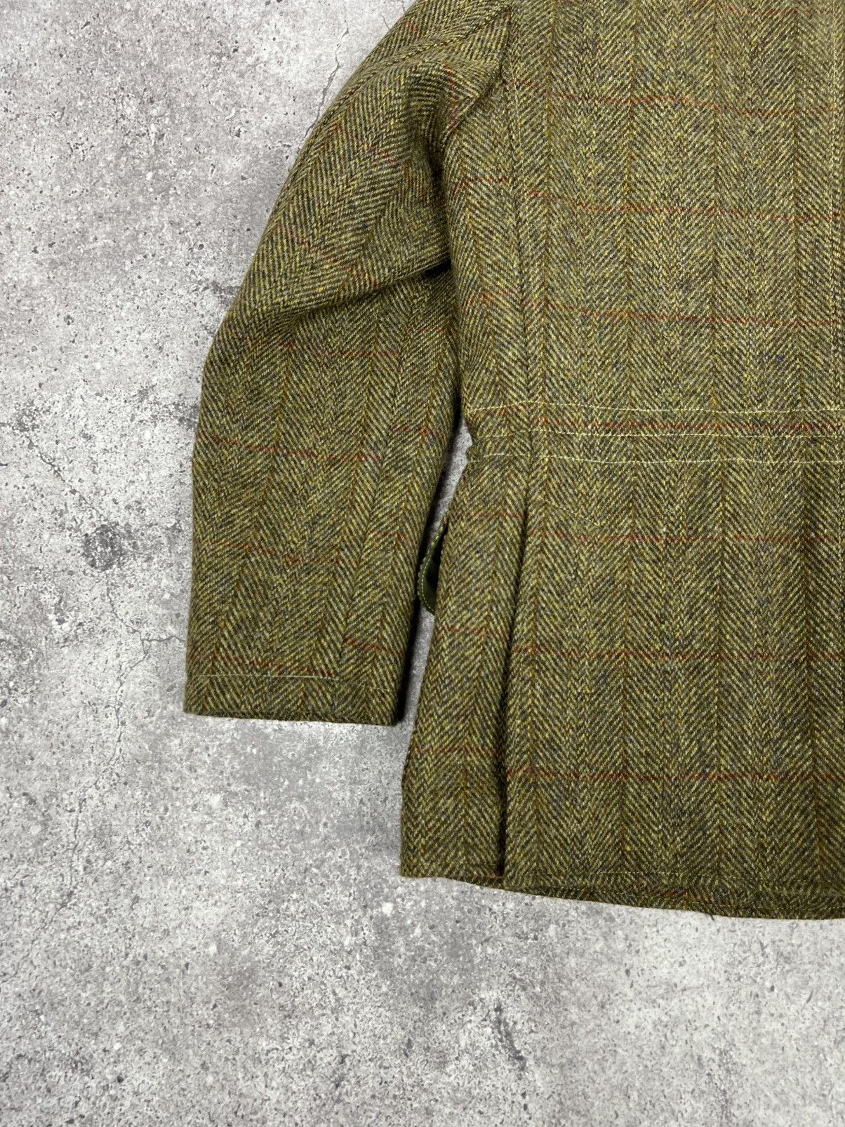 Manifattura Ceccarelli MANIFATTURA CECCARELLI HARRIS TWEED WOOL JACKET COAT Size US M / EU 48-50 / 2 - 19 Thumbnail