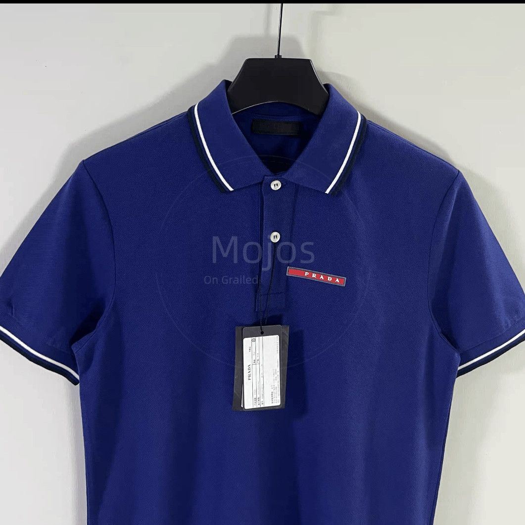 Prada Prada Logo Red Label White Line Polo-2508 Size US S / EU 44-46 / 1 - 3 Thumbnail