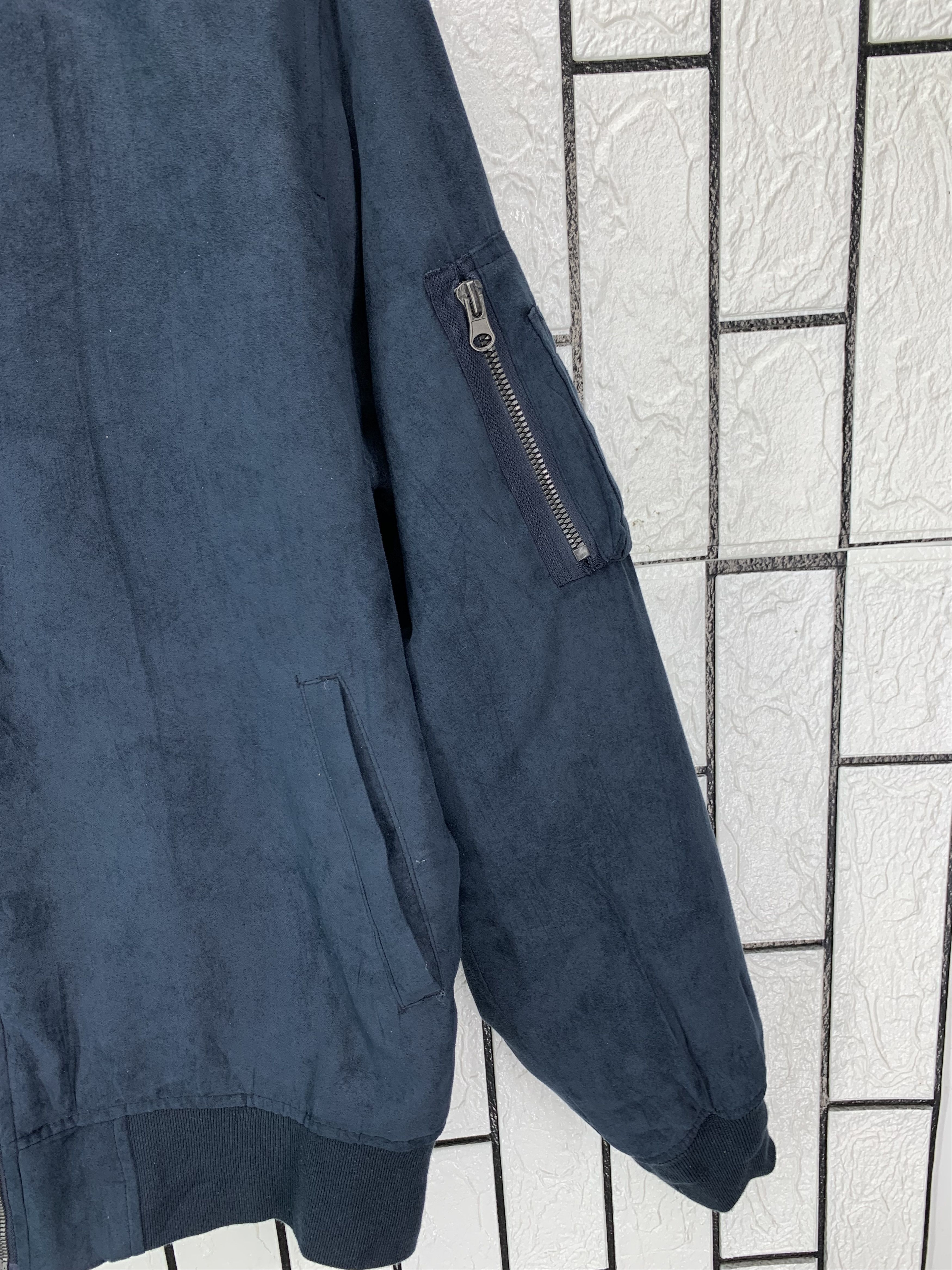 Japanese Brand Vintage O.R.G Genuine Wear Bomber Jacket Size US M / EU 48-50 / 2 - 2 Thumbnail