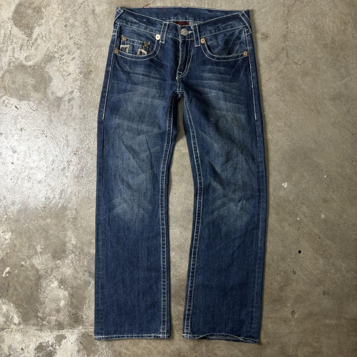 True Religion × Vintage Y2K TRUE RELIGION JEANS Size US 33 - 4 Thumbnail