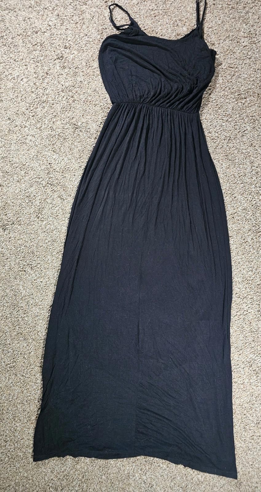 Luchiano Visconti LUSH Long Black Dress Small Size S / US 4 / IT 40 - 7 Thumbnail